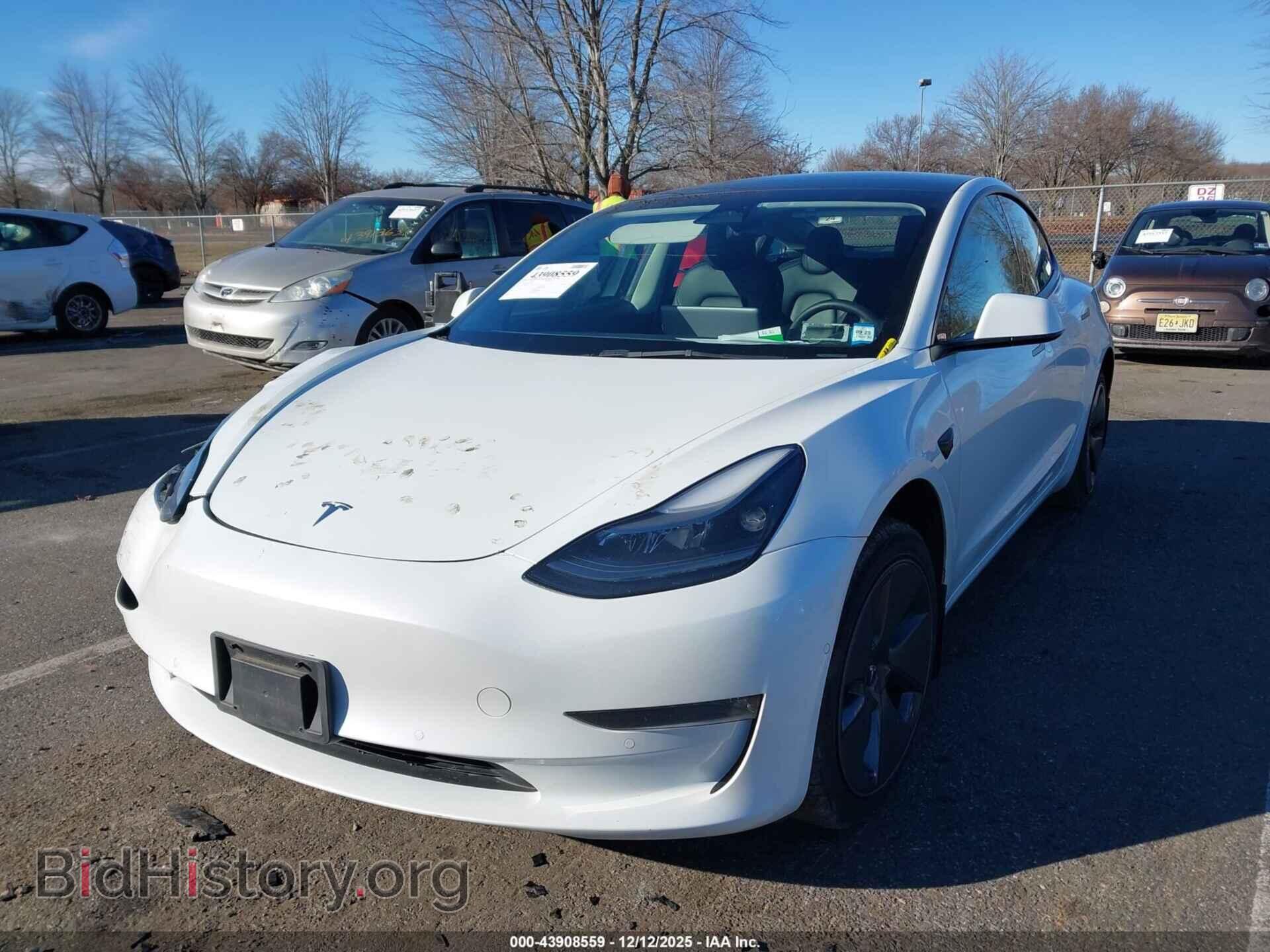 2022 TESLA MODEL 3 - VIN: 5YJ3E1EB7NF335103 - Фото 2
