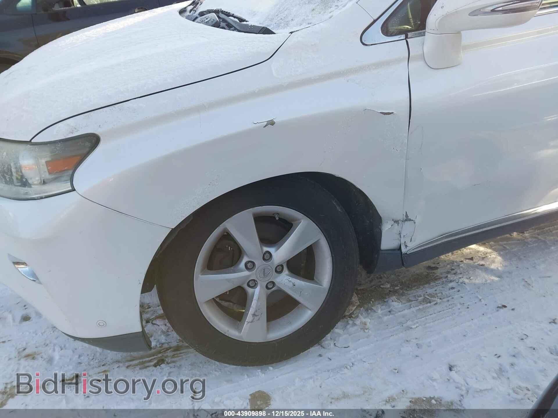 2013 LEXUS RX 350 - VIN: 2T2BK1BA2DC162475 - Фото 6