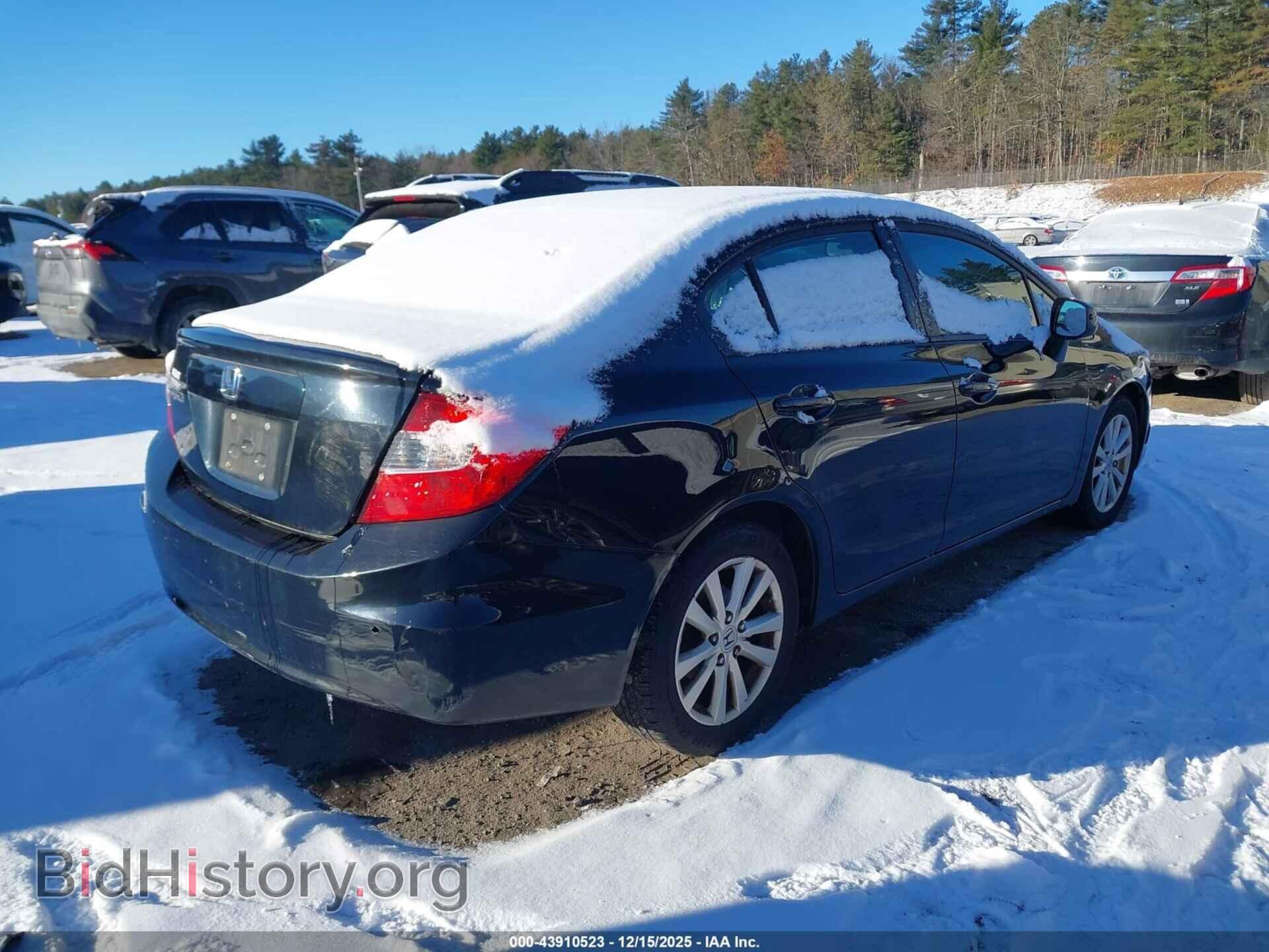 2012 HONDA CIVIC - VIN: 19XFB2F84CE354192 - Фото 4