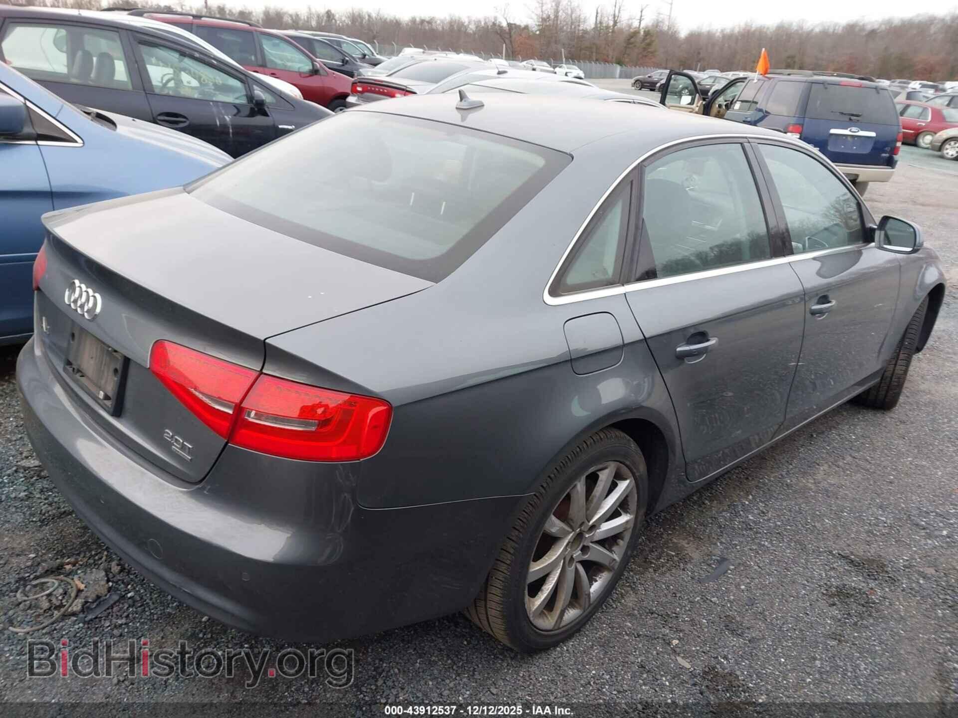 2013 AUDI A4 - VIN: WAUFFAFLXDN006524 - Фото 4