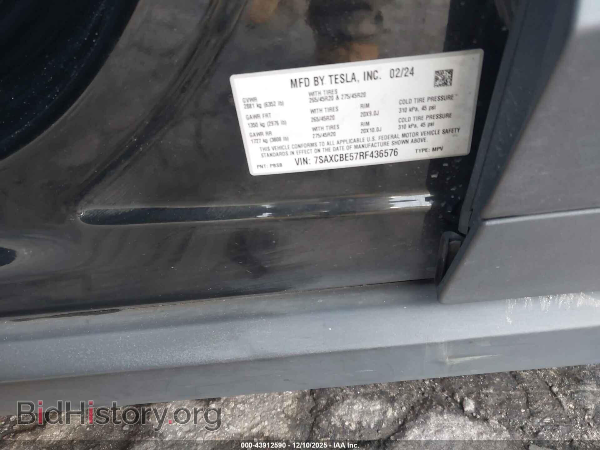 2024 TESLA MODEL X - VIN: 7SAXCBE57RF436576 - Photo 9