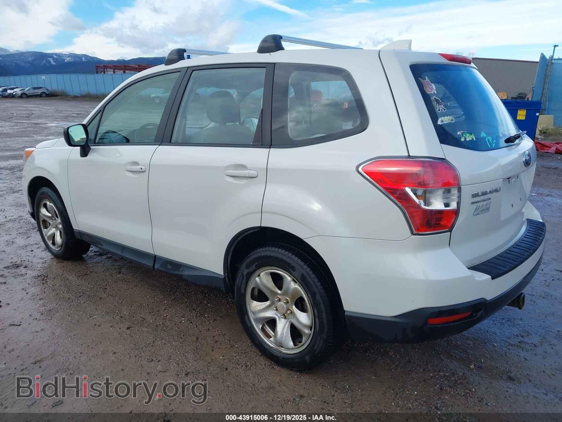 2016 SUBARU FORESTER - VIN: JF2SJAAC7GG428221 - Фото 3