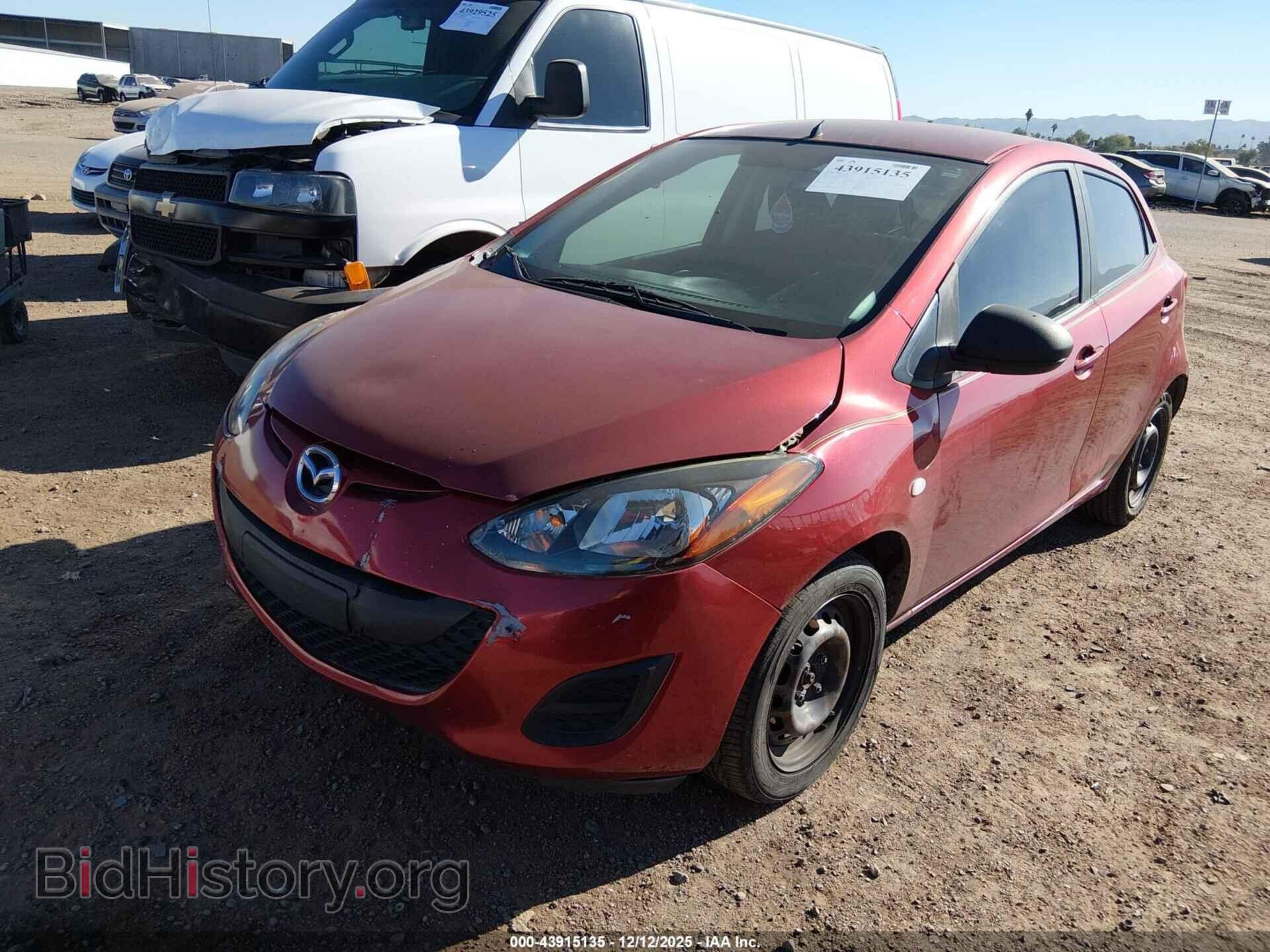 2014 MAZDA MAZDA2 - VIN: JM1DE1KZ9E0187959 - Фото 2