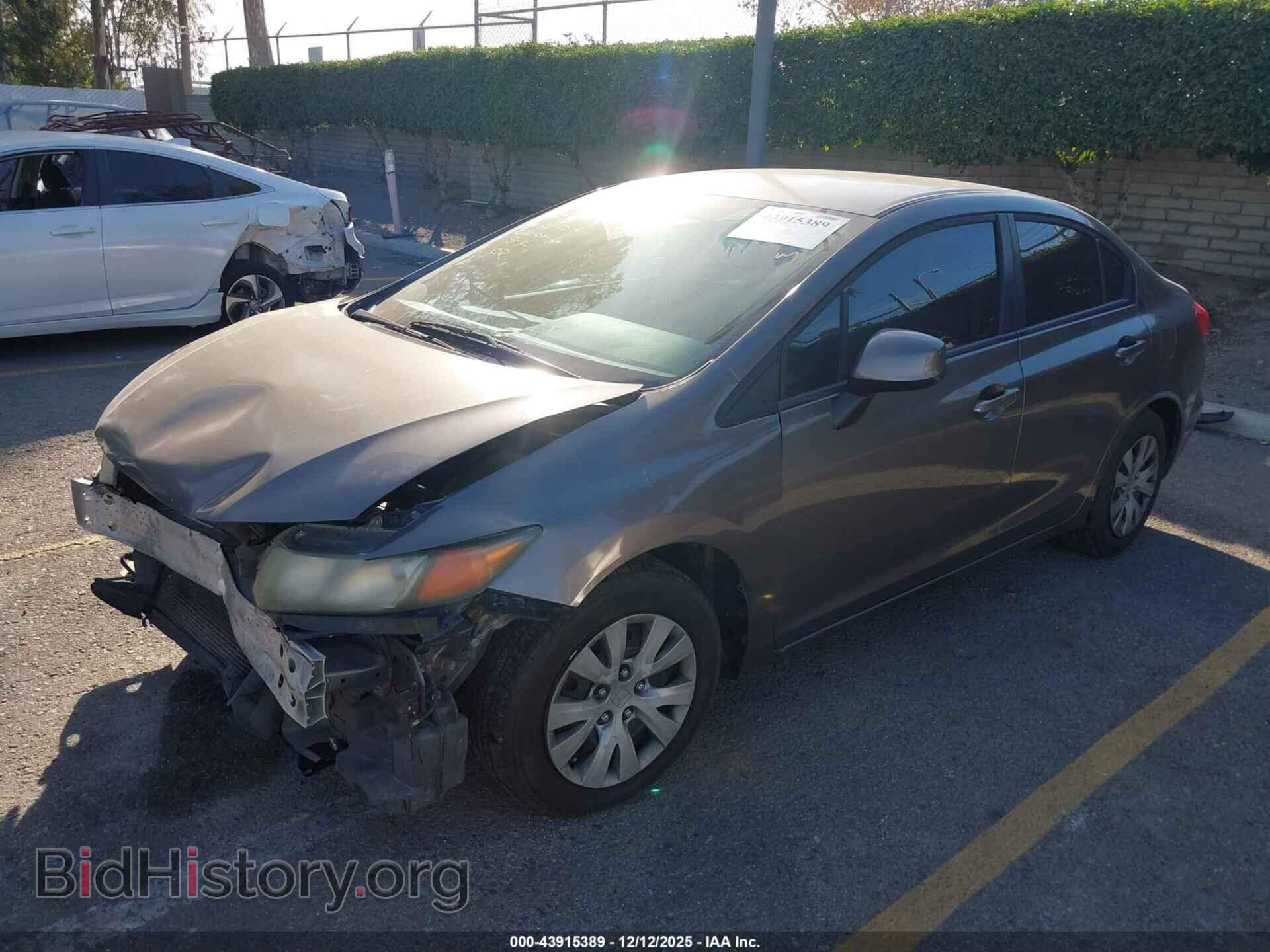 2012 HONDA CIVIC - VIN: 19XFB2F55CE392679 - Фото 2