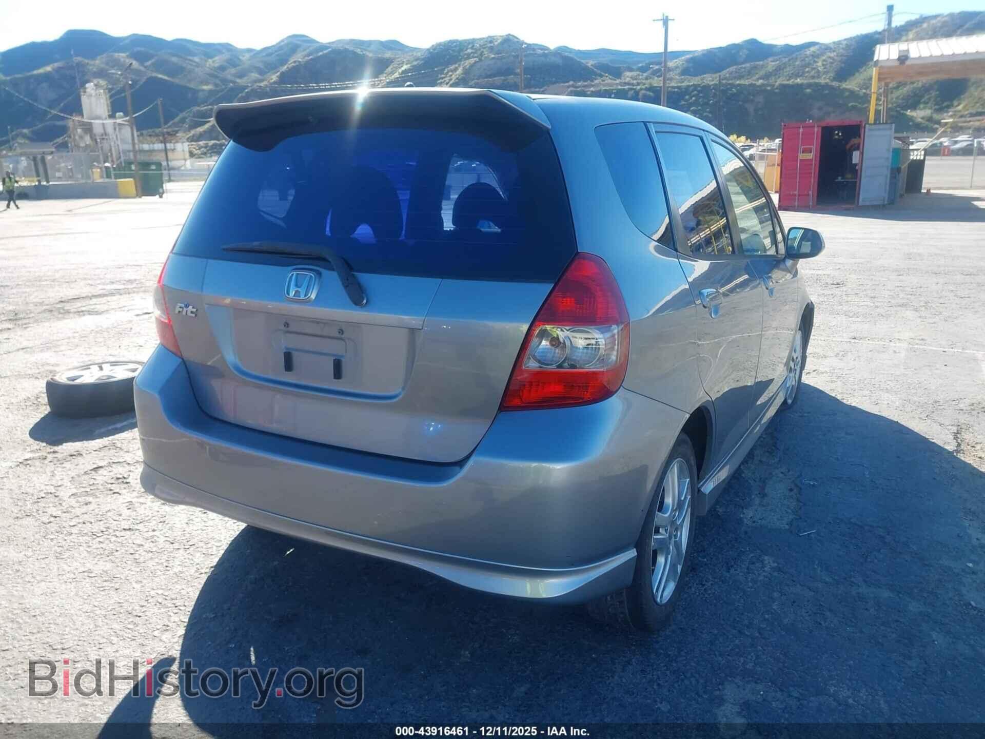 2007 HONDA FIT - VIN: JHMGD37657S005318 - Фото 4