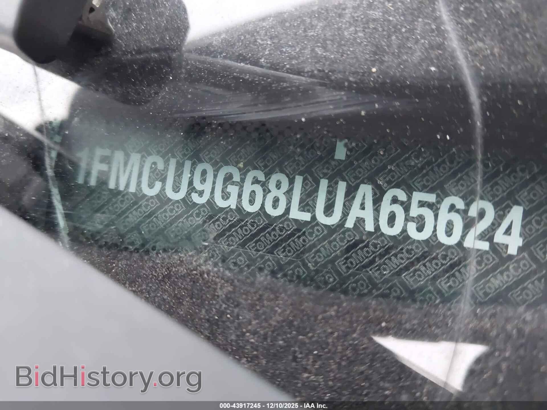 2020 FORD ESCAPE - VIN: 1FMCU9G68LUA65624 - Фото 9