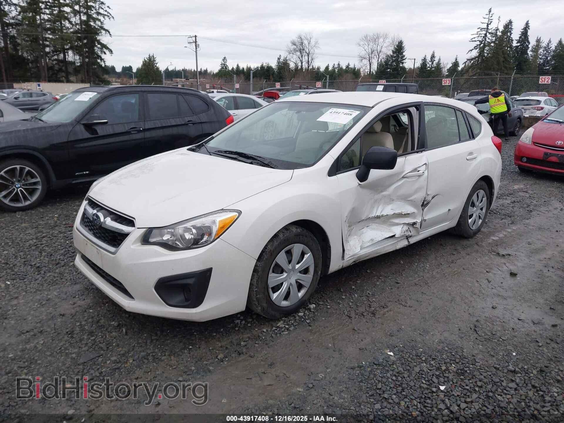 2012 SUBARU IMPREZA - VIN: JF1GPAA6XCH239604 - Фото 2