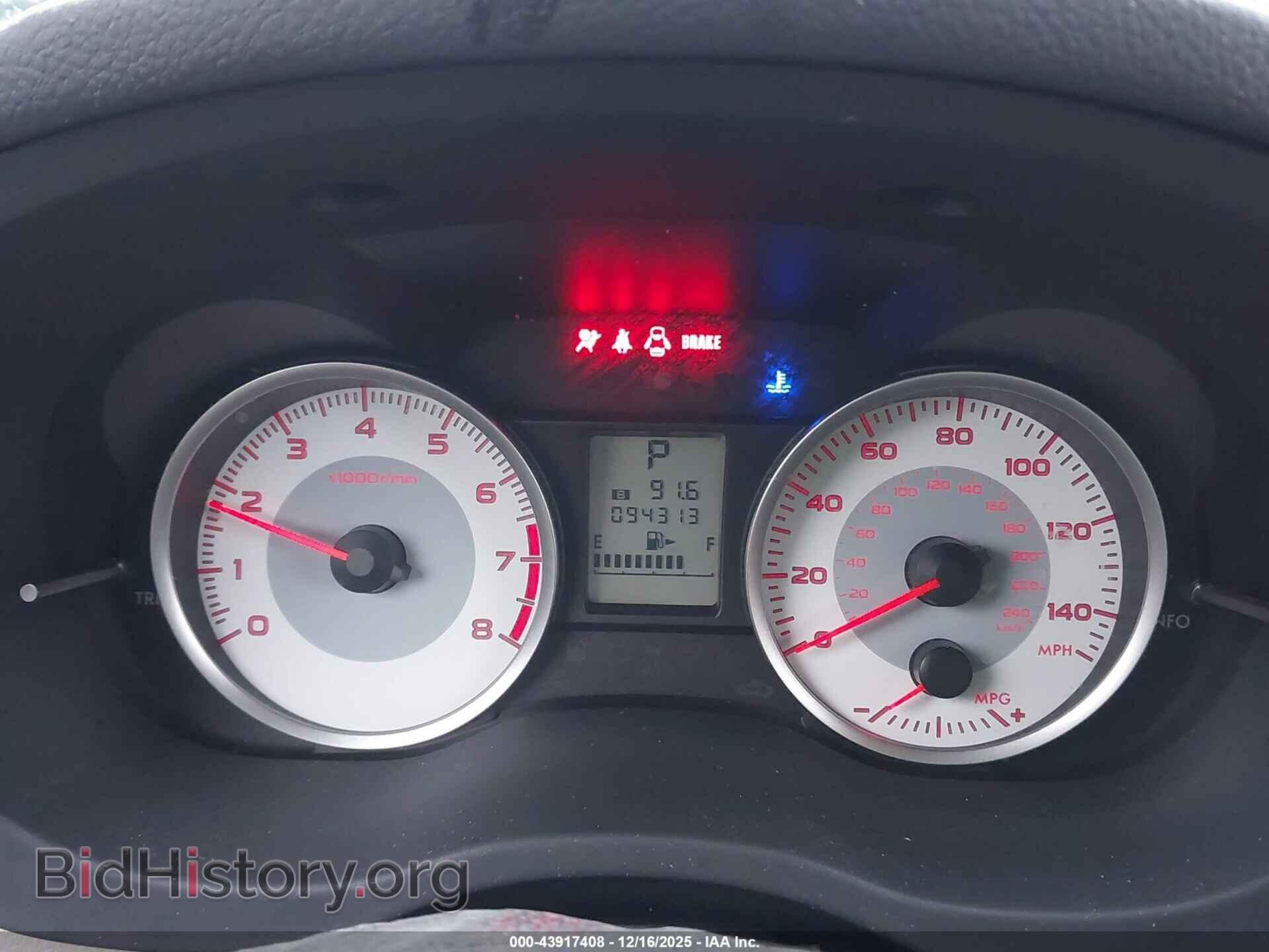 2012 SUBARU IMPREZA - VIN: JF1GPAA6XCH239604 - Фото 7
