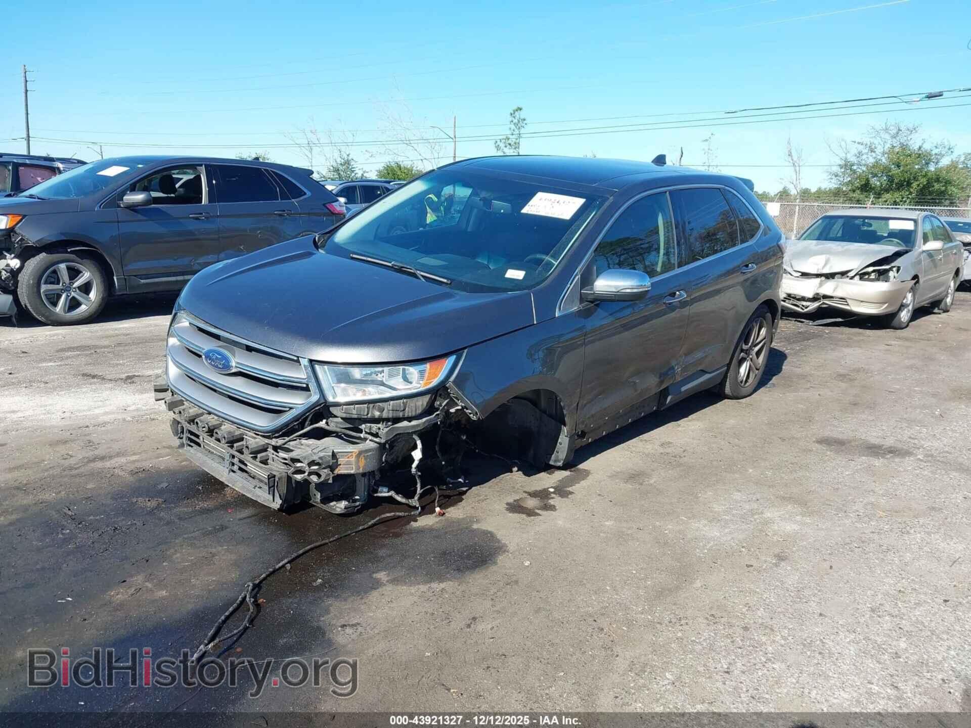 2015 FORD EDGE - VIN: 2FMTK3K92FBB56189 - Фото 2