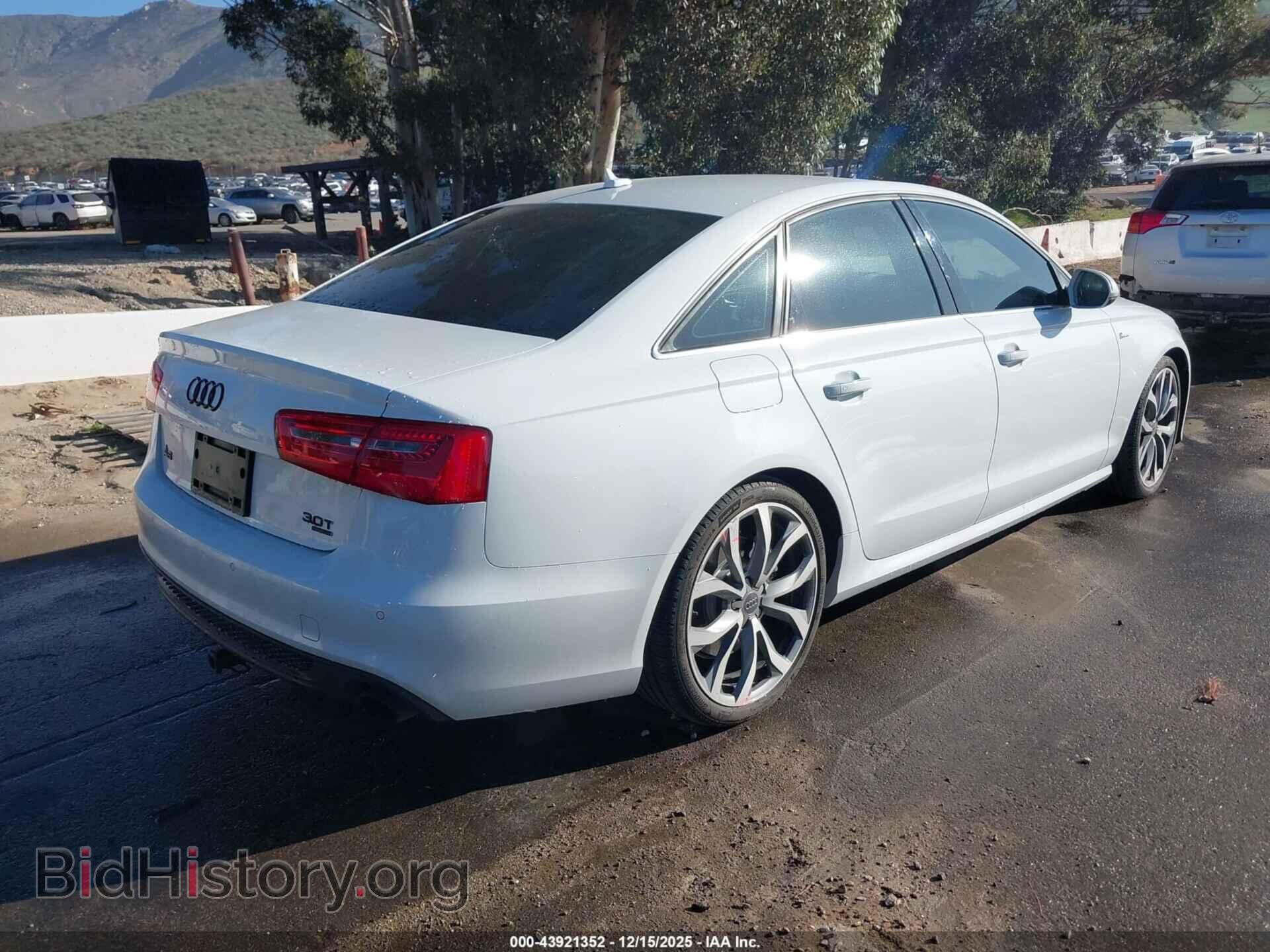 2012 AUDI A6 - VIN: WAUJGAFC4CN130357 - Фото 4