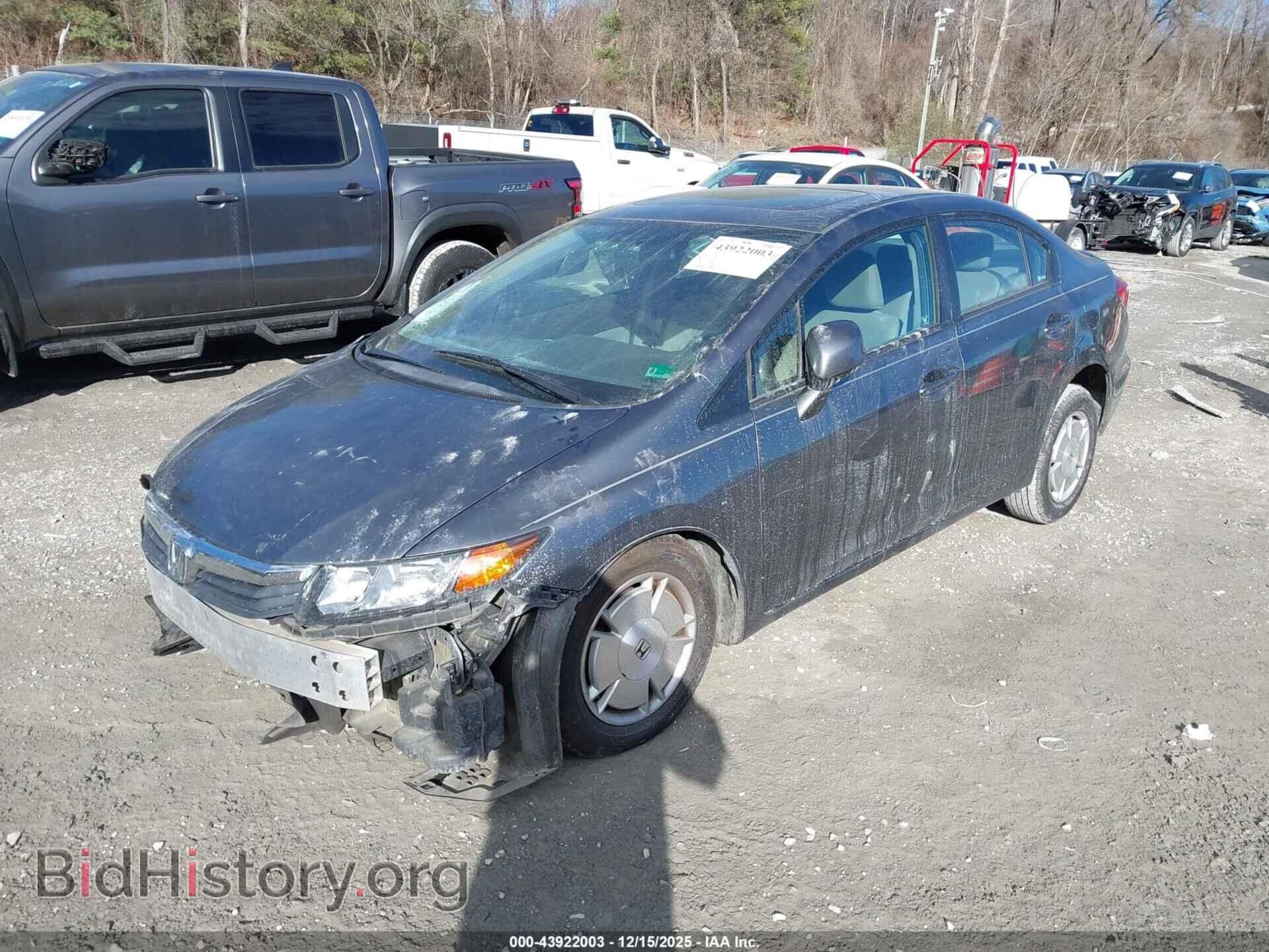 2012 HONDA CIVIC - VIN: 2HGFB2F62CH321566 - Фото 2