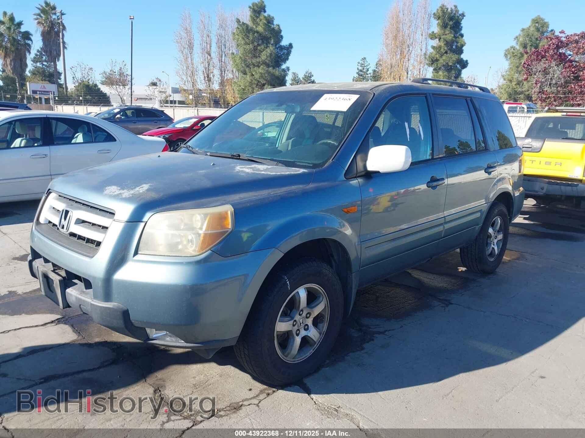 2006 HONDA PILOT - VIN: 5FNYF28466B018372 - Фото 2