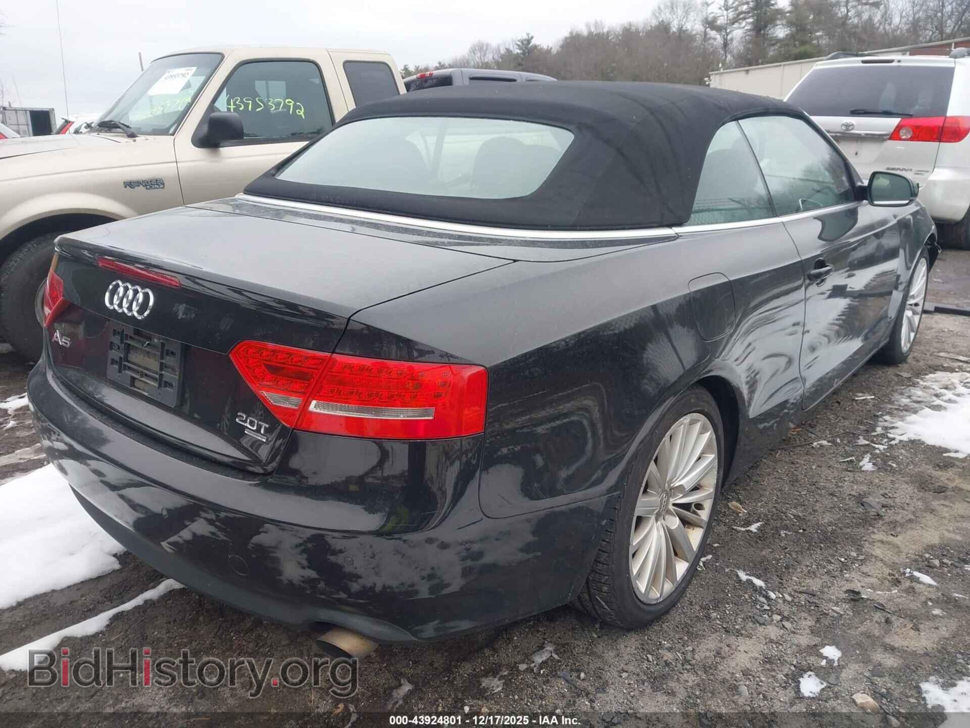 2012 AUDI A5 - VIN: WAULFAFHXCN001434 - Фото 4