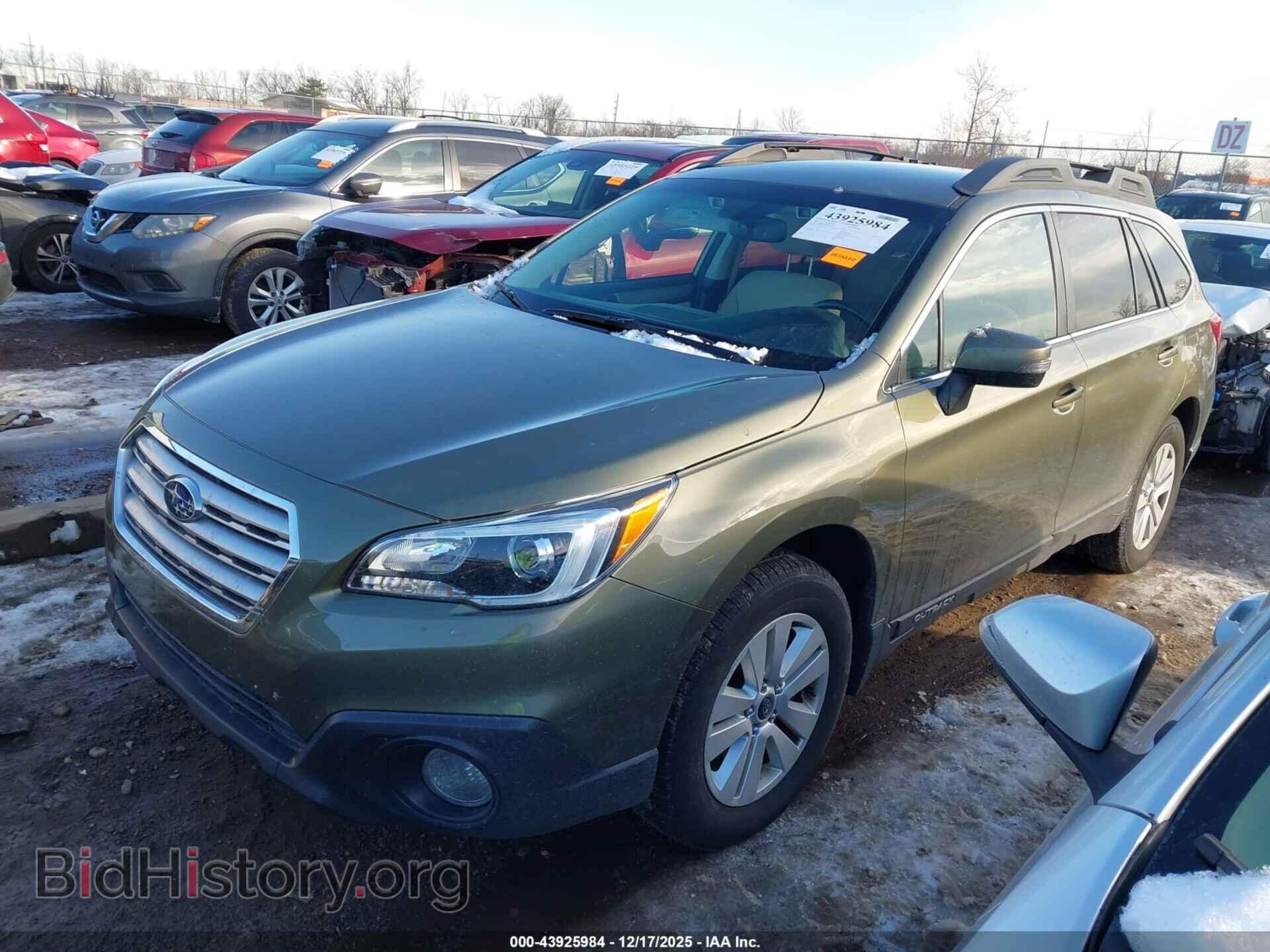 2016 SUBARU OUTBACK - VIN: 4S4BSBFC6G3295772 - Фото 2