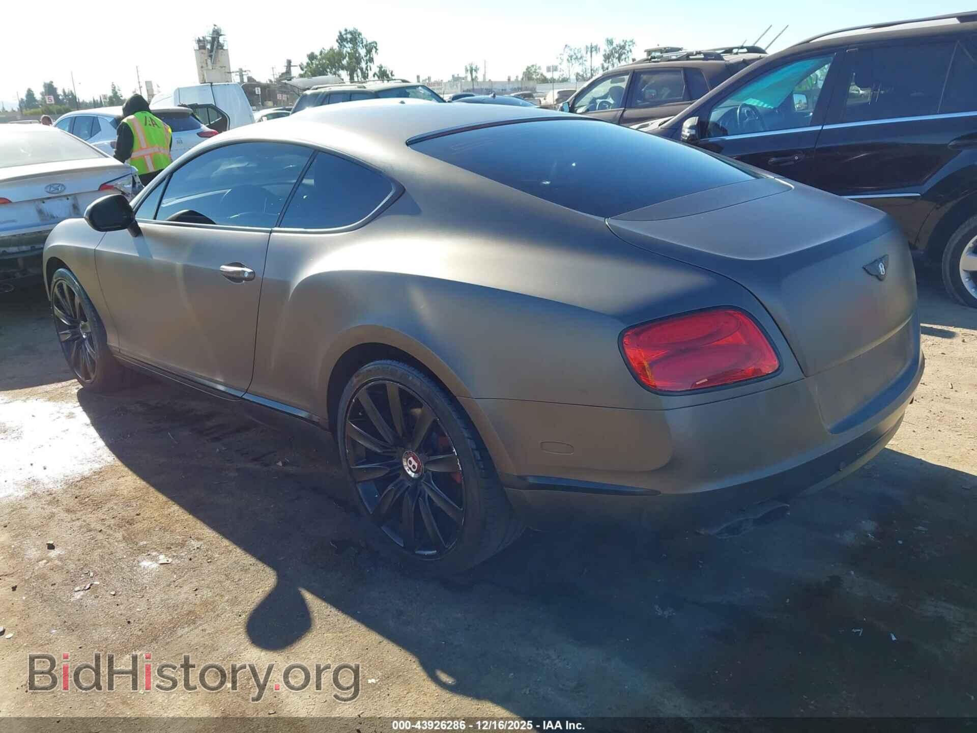 2013 BENTLEY CONTINENTAL GT - VIN: SCBFT7ZA3DC083615 - Фото 3