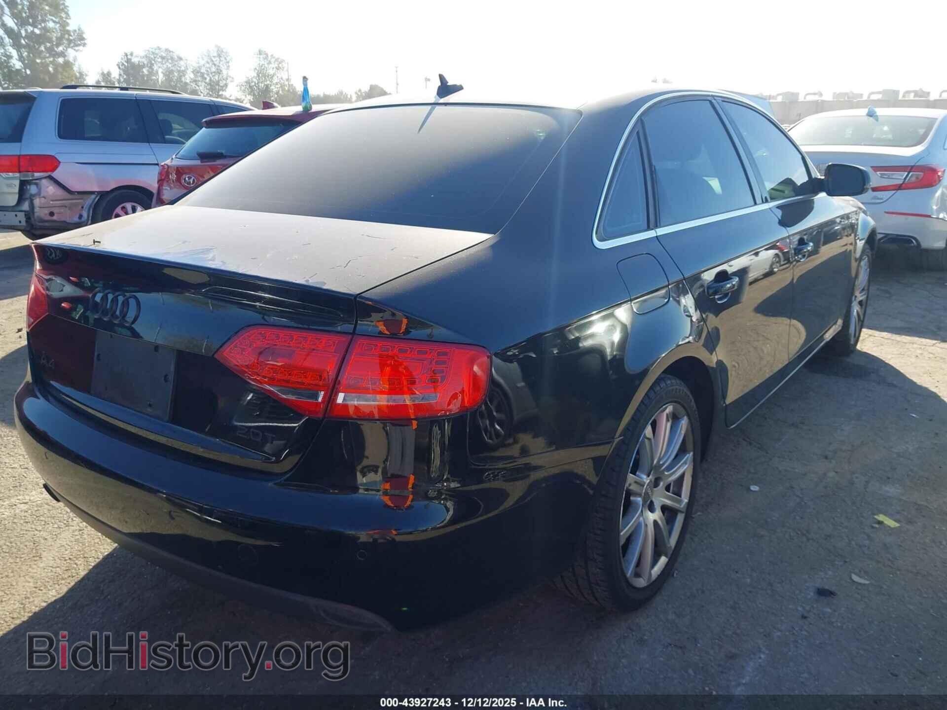 2011 AUDI A4 - VIN: WAUEFAFL0BN028055 - Фото 4