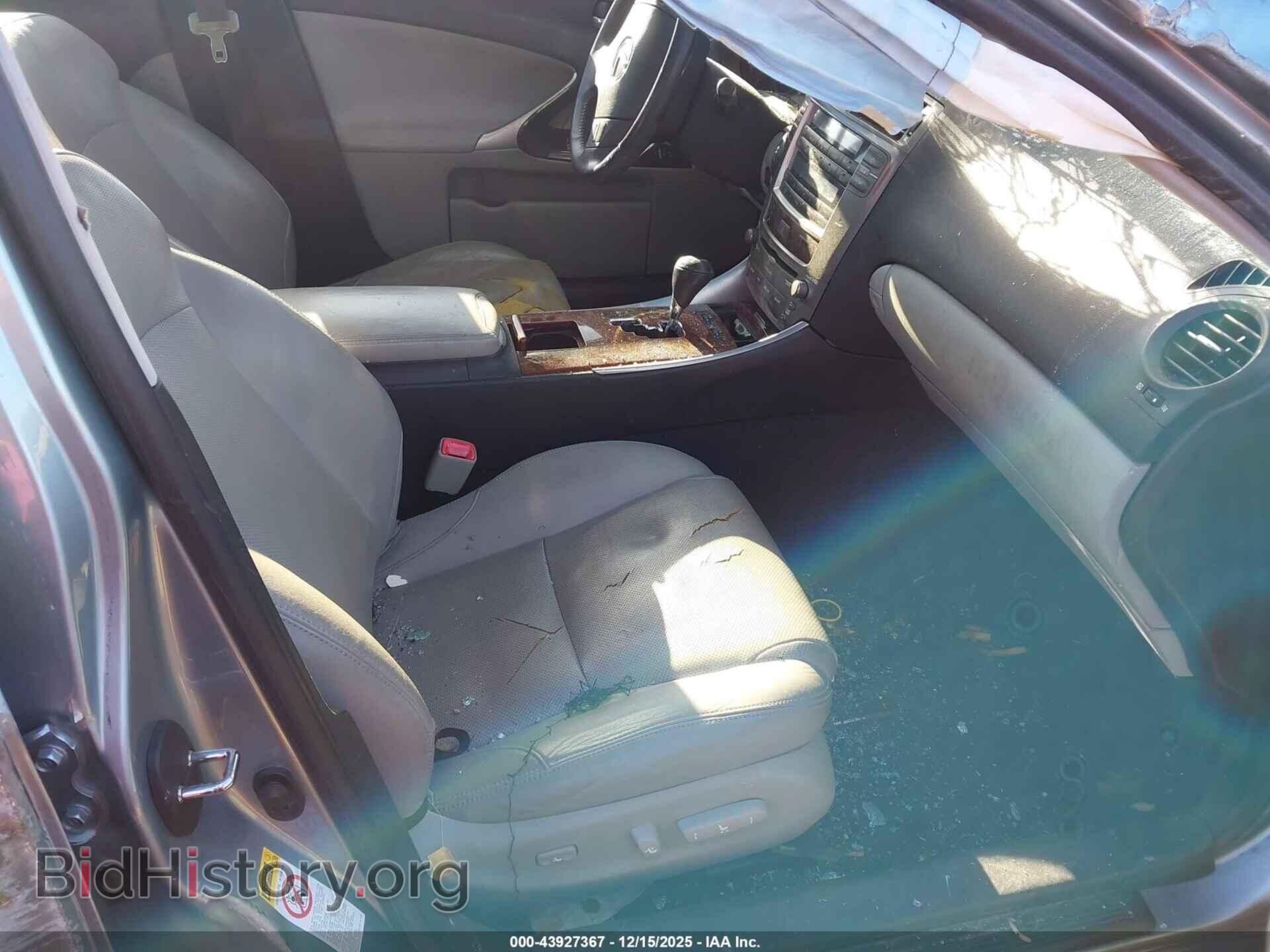 2007 LEXUS IS 250 - VIN: JTHBK262775031250 - Фото 5
