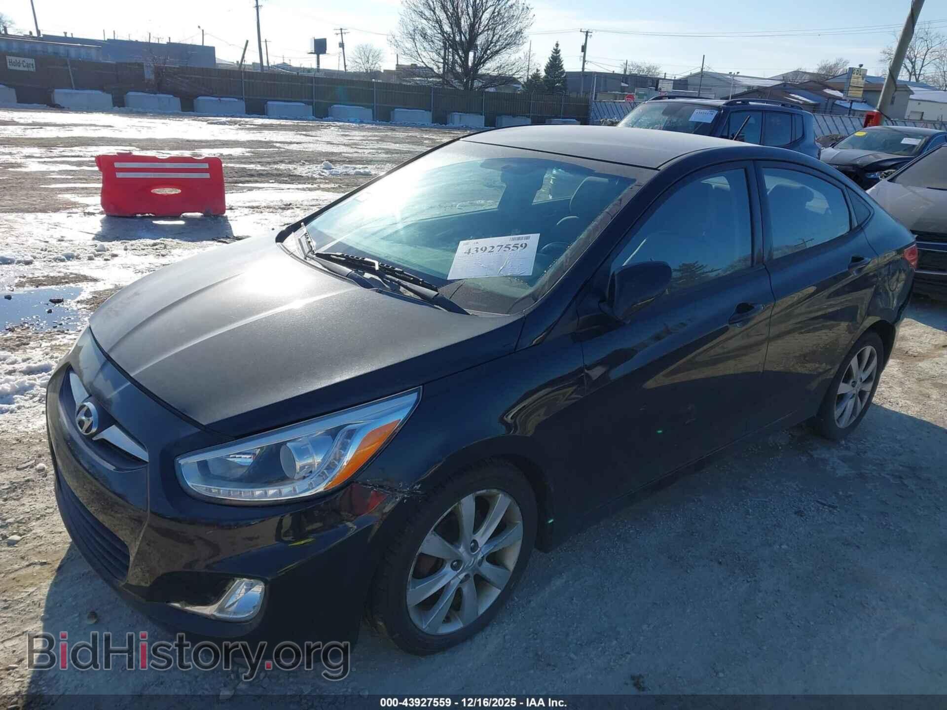 2014 HYUNDAI ACCENT - VIN: KMHCU4AE7EU598280 - Фото 2