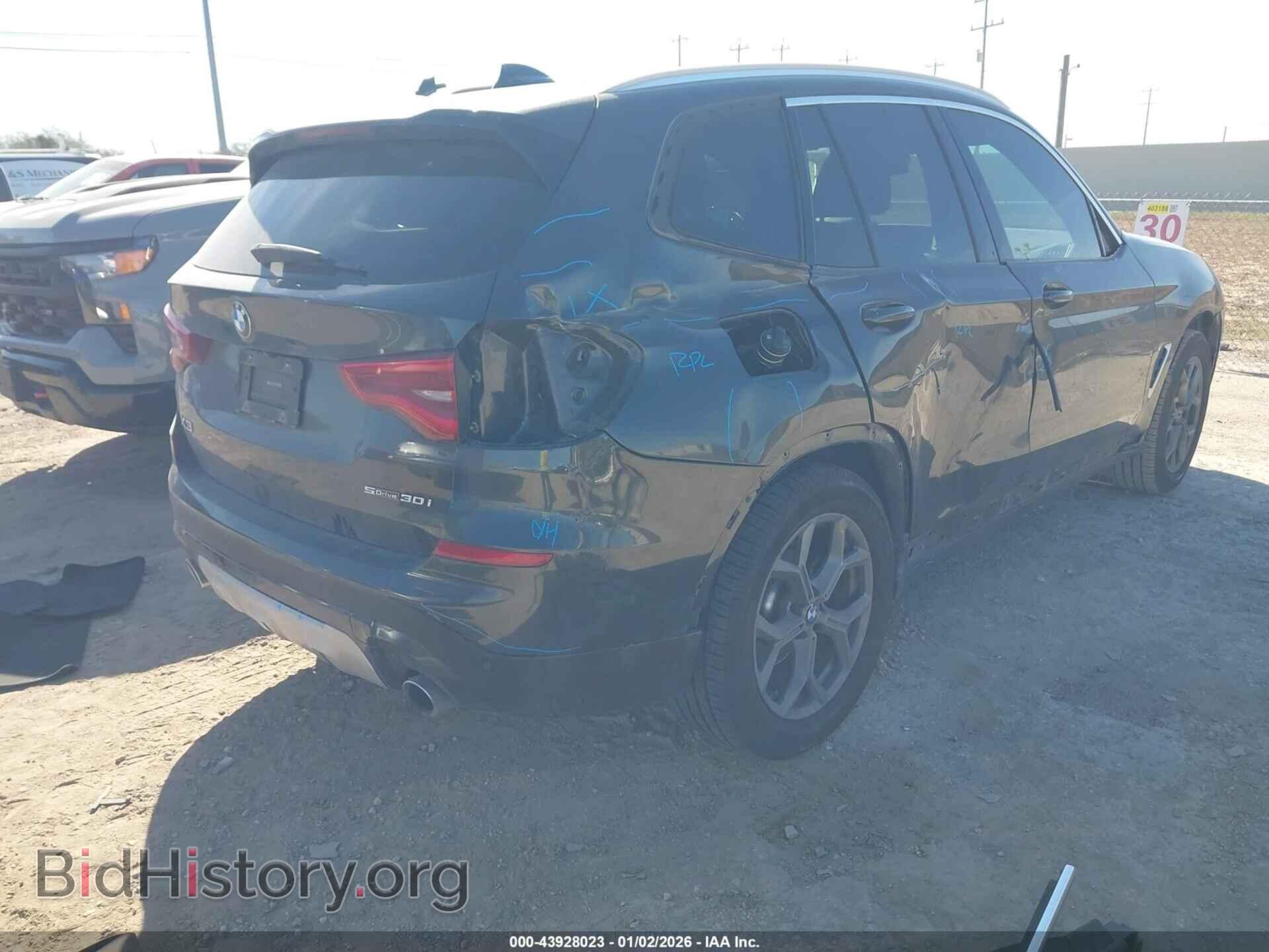 2021 BMW X3 - VIN: 5UXTY3C01M9G68802 - Фото 4