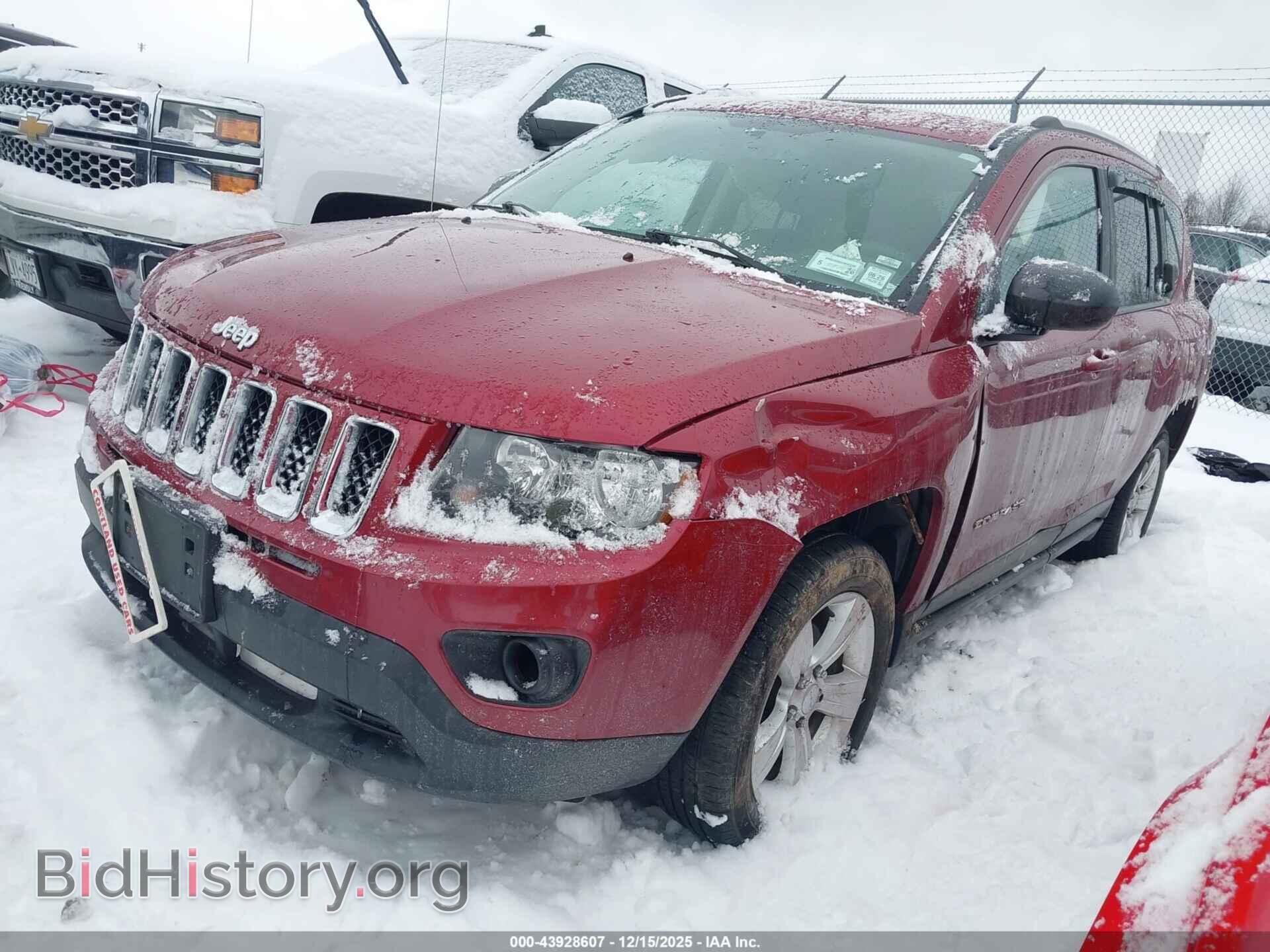 2017 JEEP COMPASS - VIN: 1C4NJDBB6HD138171 - Фото 2