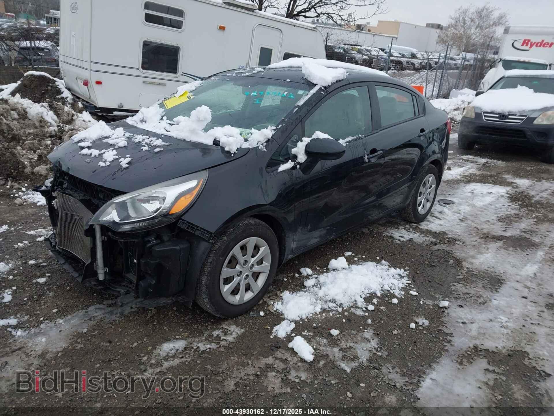 2013 KIA RIO - VIN: KNADM4A34D6215421 - Фото 2