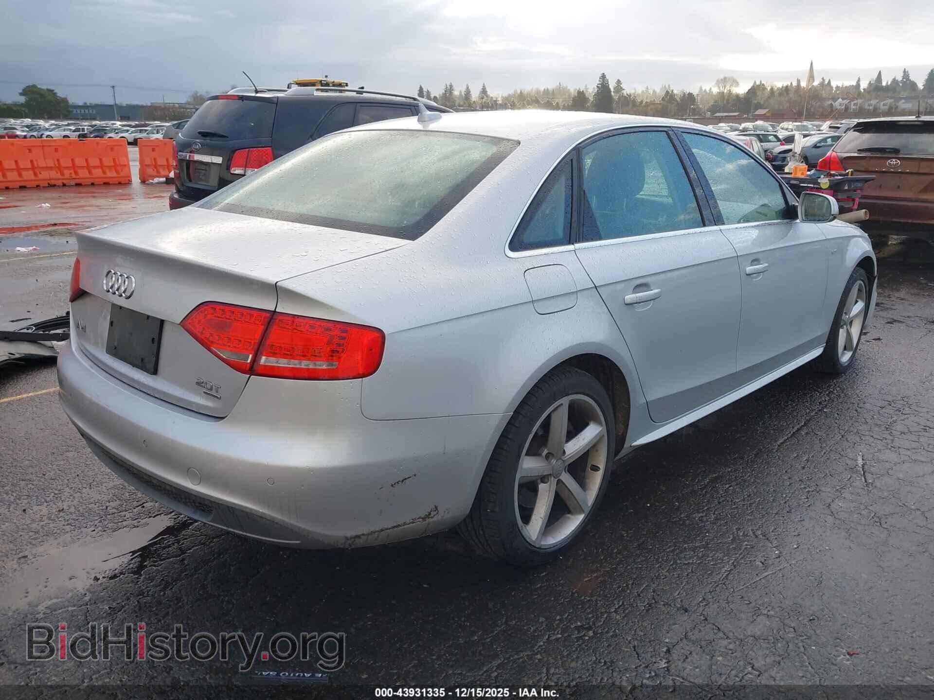2012 AUDI A4 - VIN: WAUFFAFL0CN017286 - Фото 4