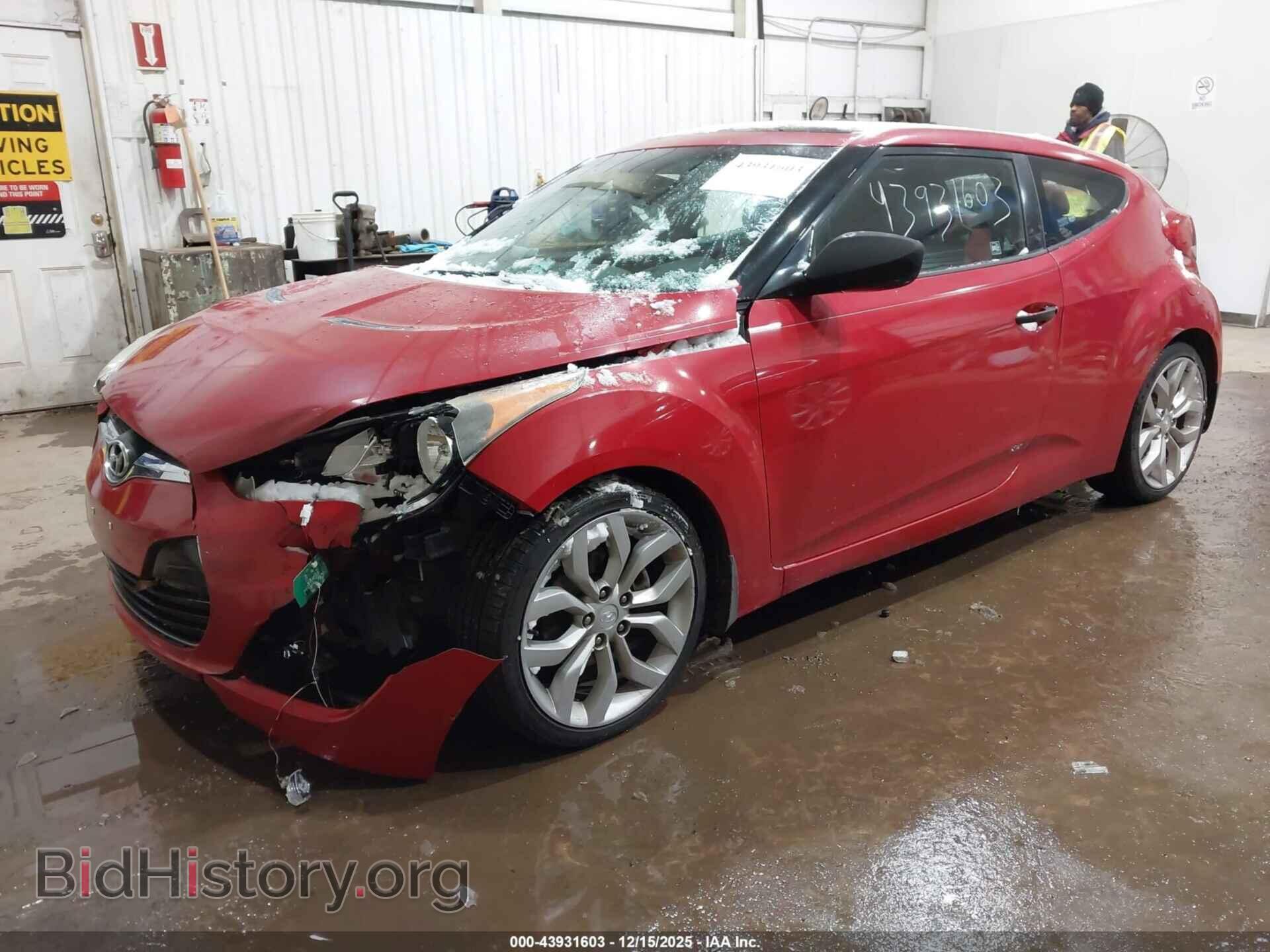 2012 HYUNDAI VELOSTER - VIN: KMHTC6AD7CU035717 - Фото 2