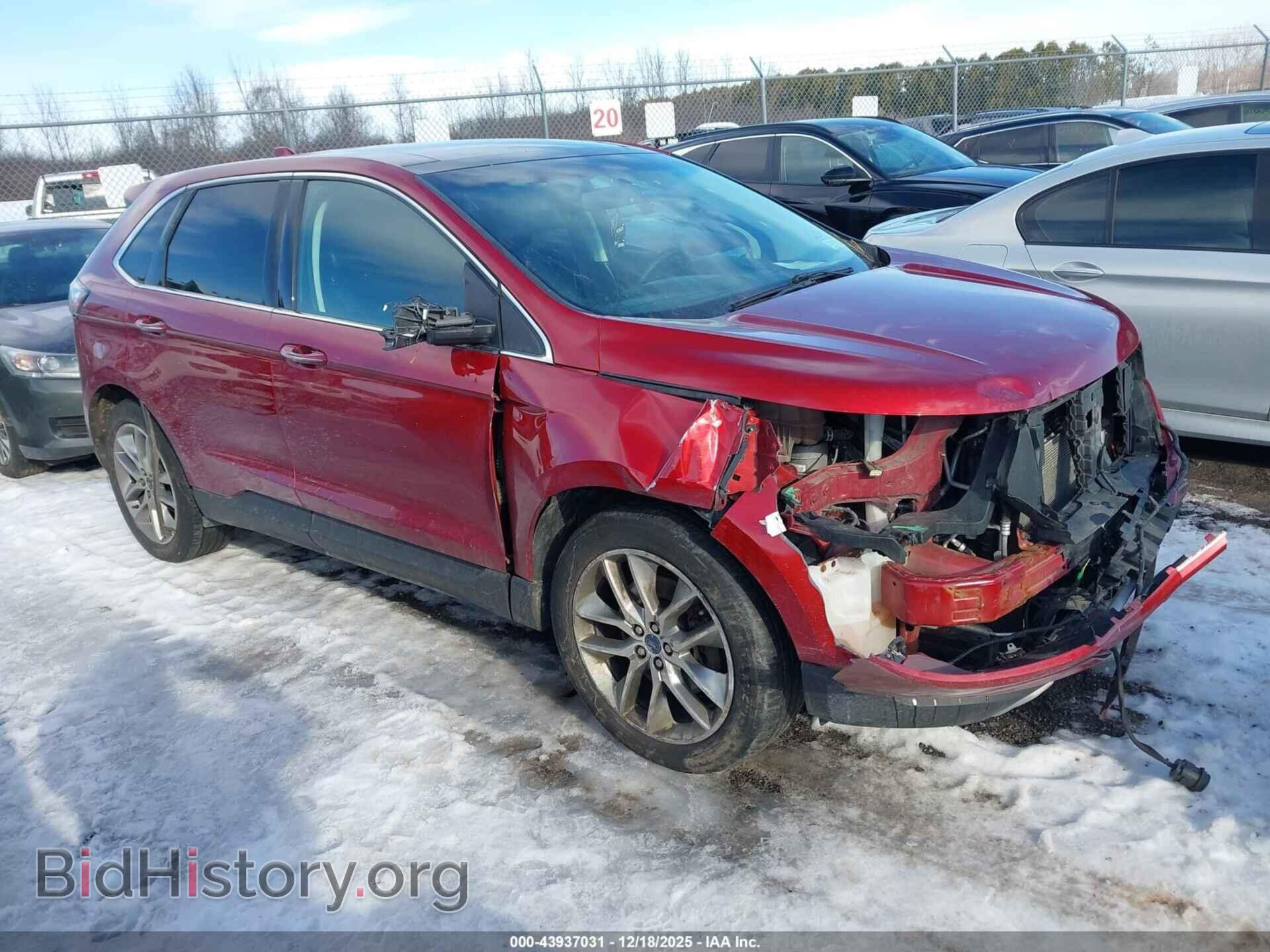 Photo 2FMTK4K83FBB29385 - FORD EDGE 2015