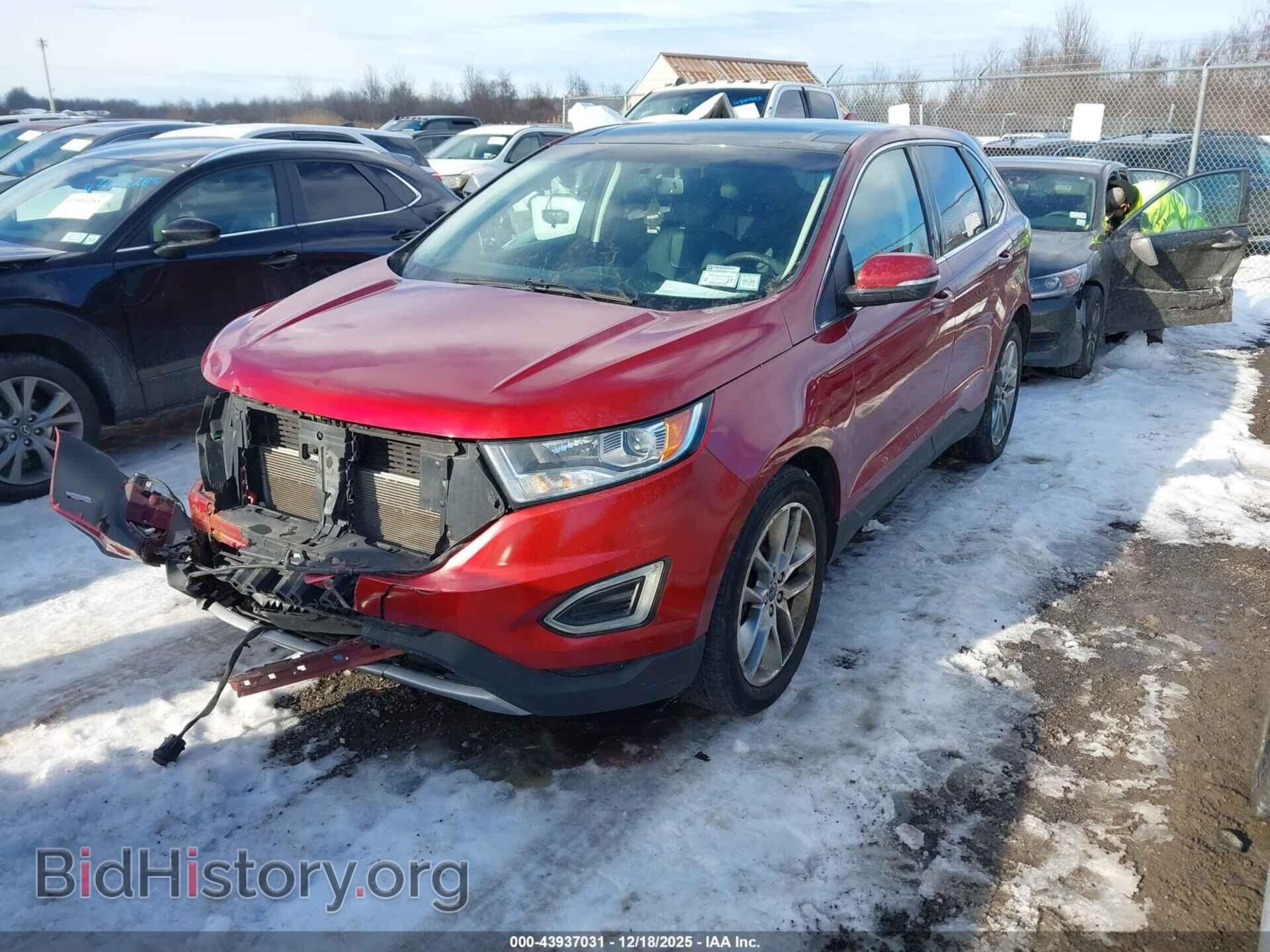 2015 FORD EDGE - VIN: 2FMTK4K83FBB29385 - Photo 2
