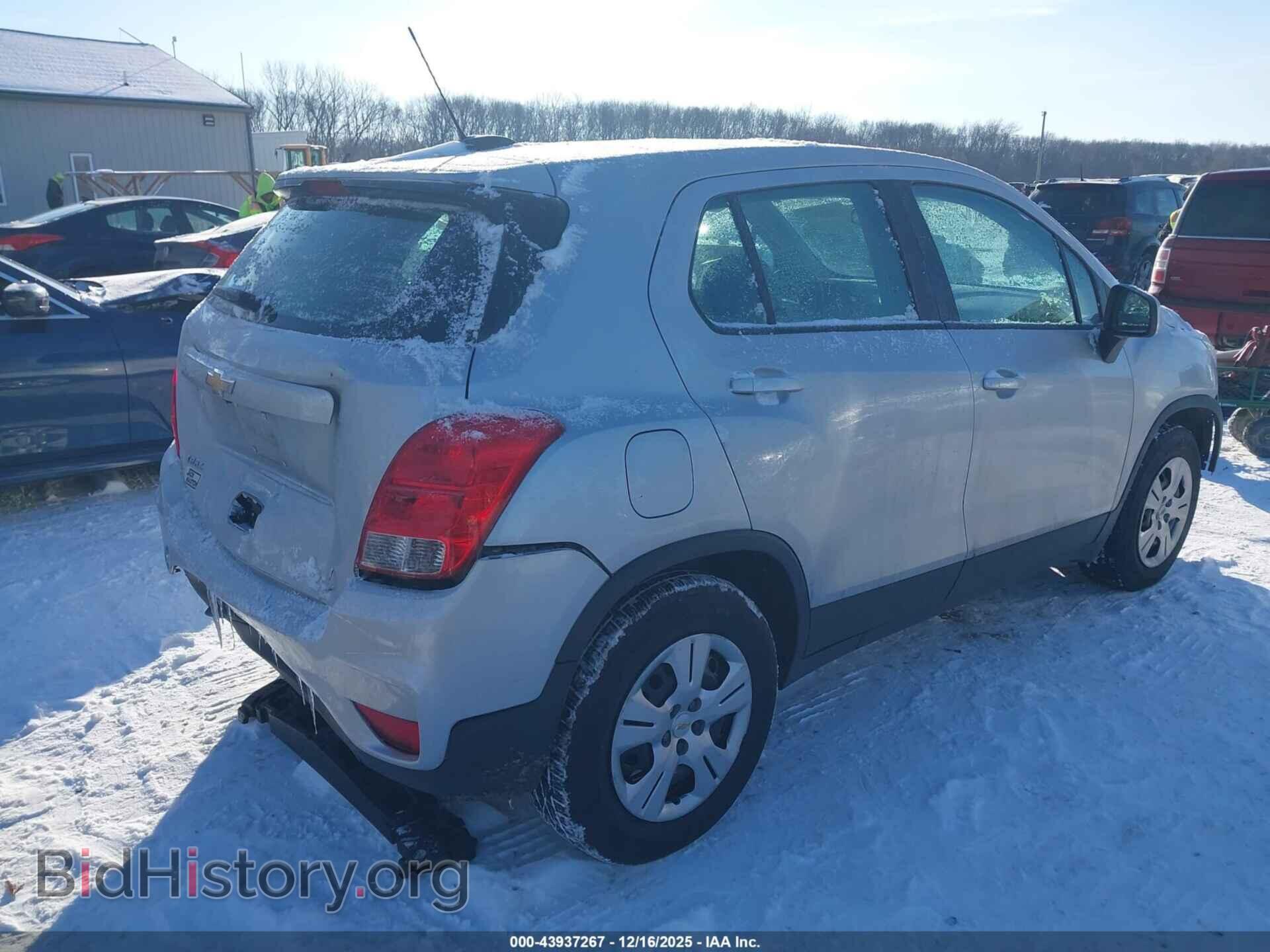 2017 CHEVROLET TRAX - VIN: 3GNCJKSB3HL289711 - Фото 4