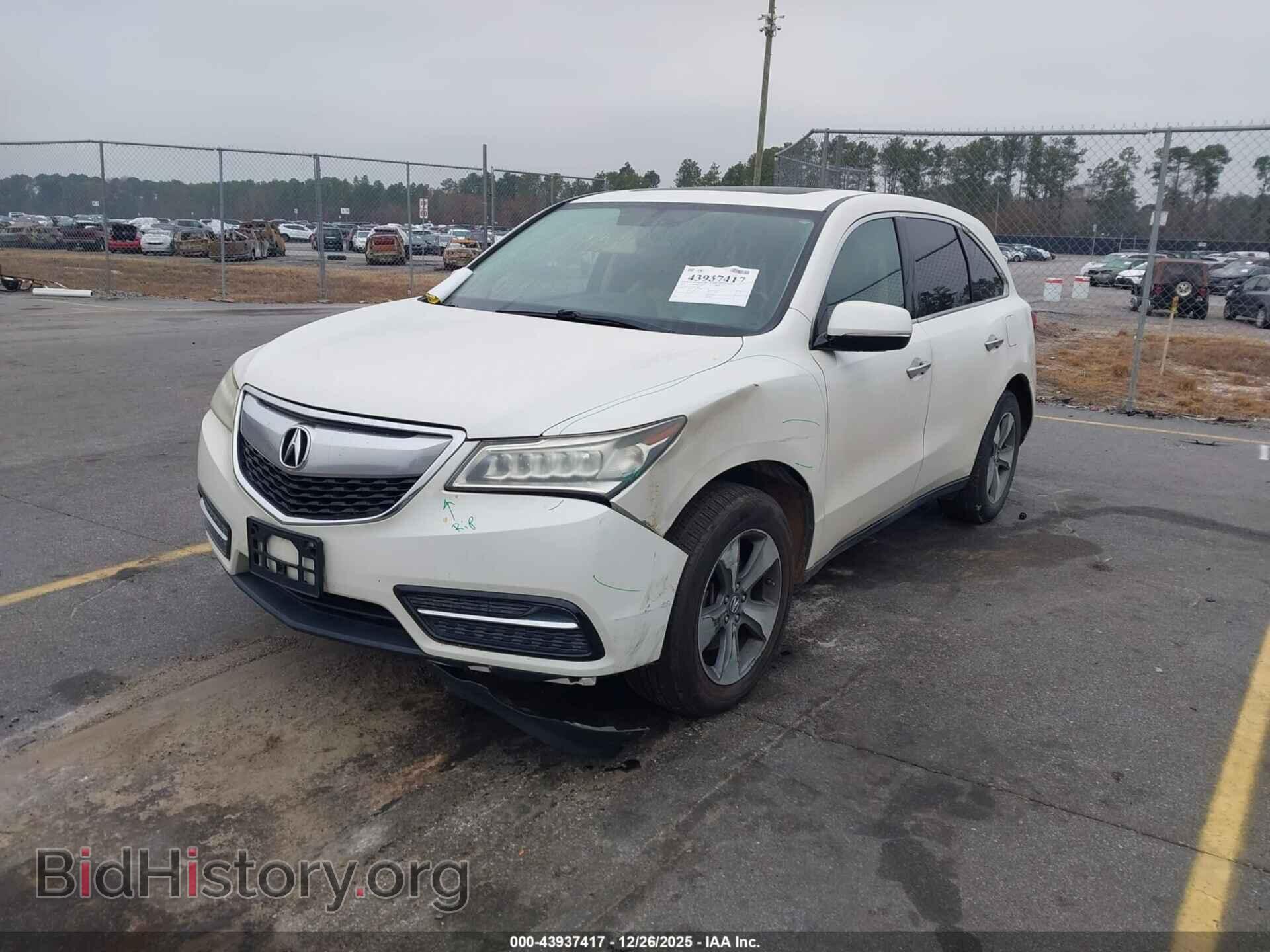 2015 ACURA MDX - VIN: 5FRYD4H28FB016394 - Фото 2
