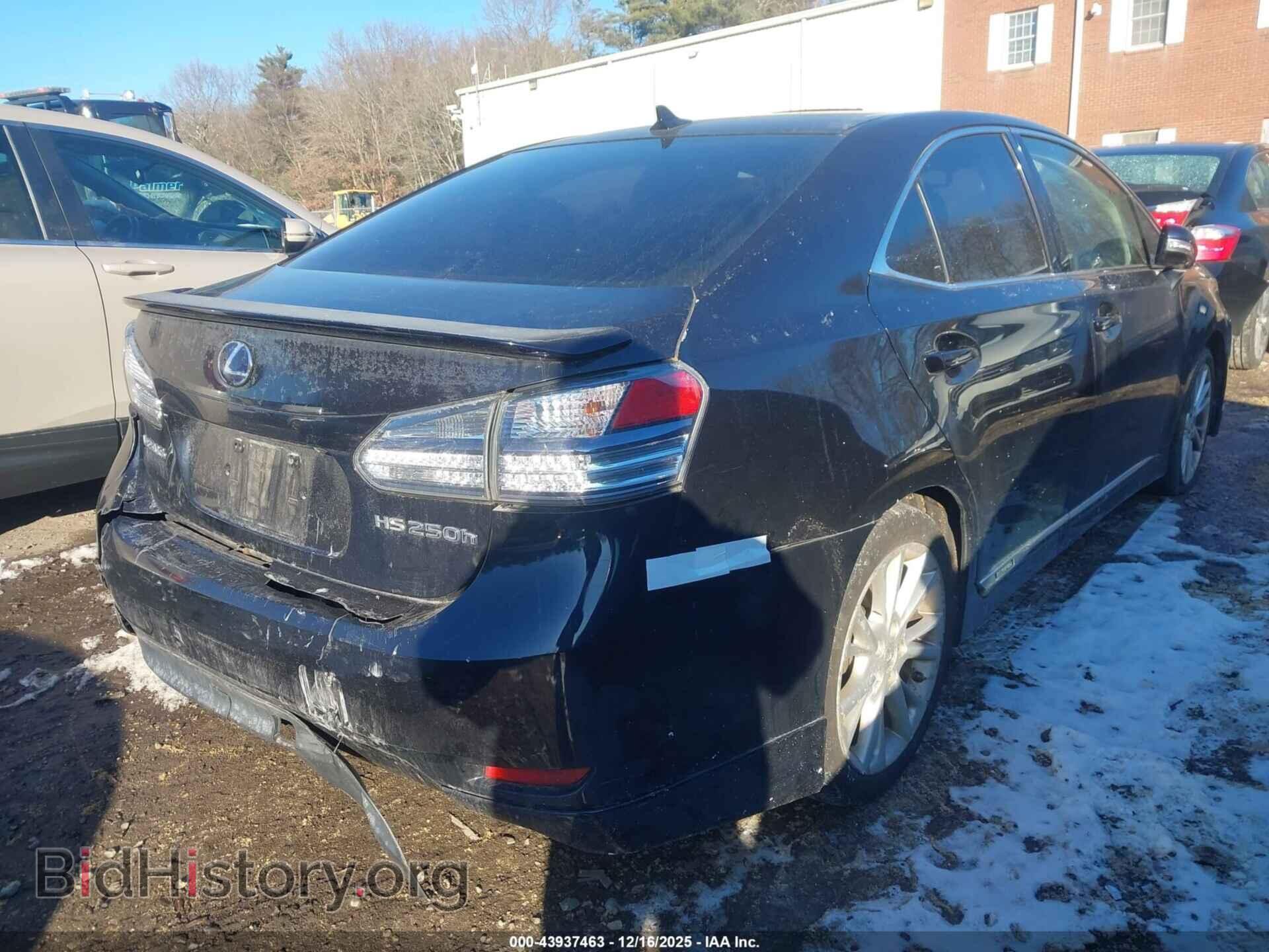 2010 LEXUS HS 250H - VIN: JTHBB1BA6A2011930 - Фото 4