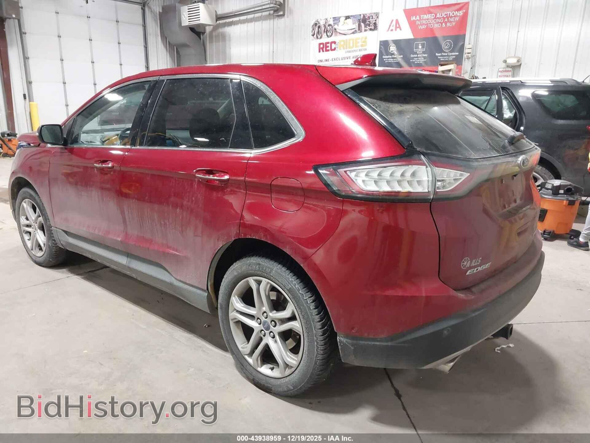 2016 FORD EDGE - VIN: 2FMPK4K87GBC21554 - Фото 3