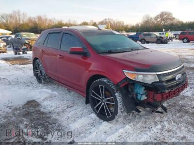 2013 Ford EDGE Sport, red — VIN 2FMDK4AKXDBA15737, IAAI