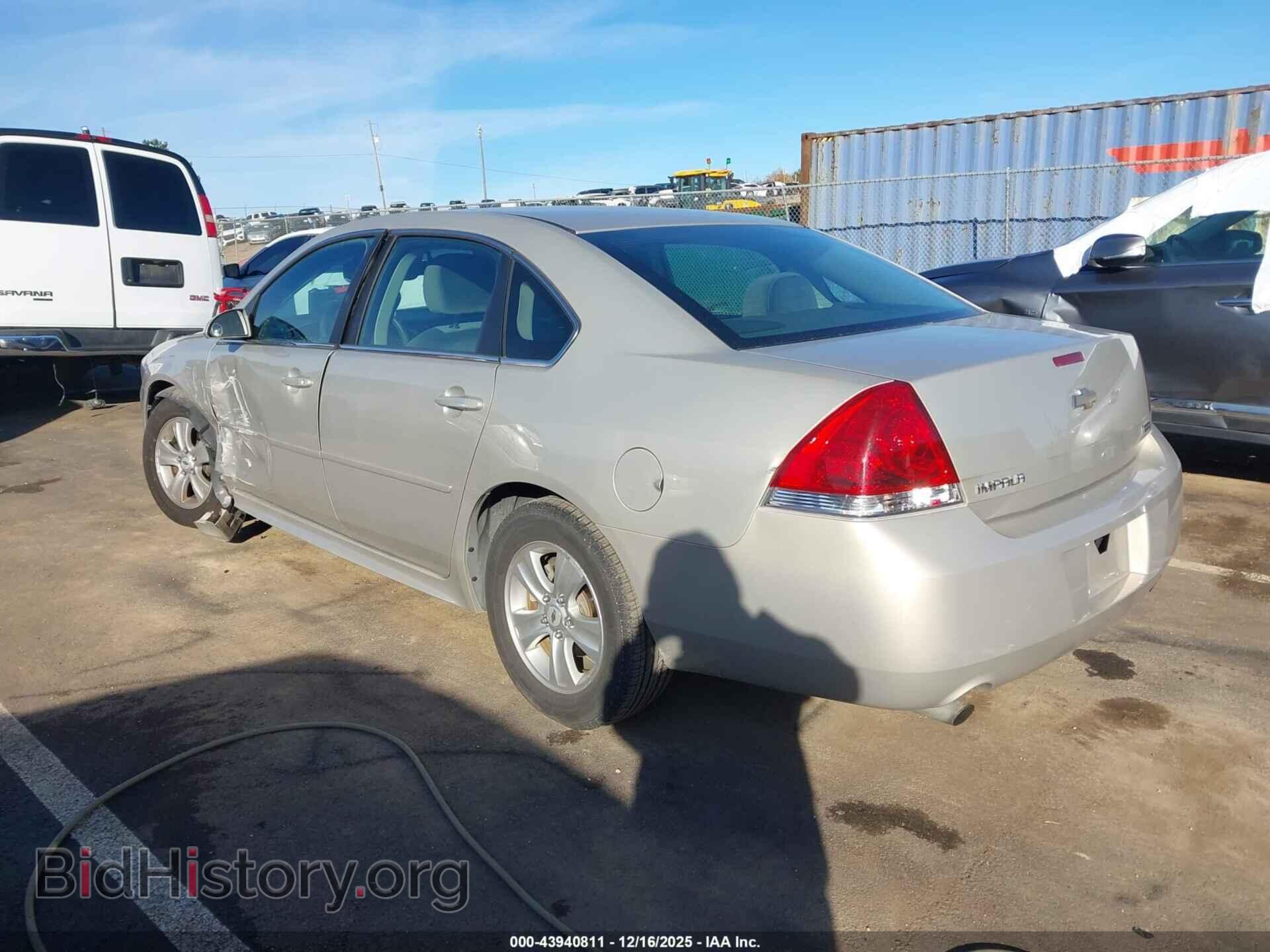 2012 CHEVROLET IMPALA - VIN: 2G1WF5E31C1325010 - Фото 3
