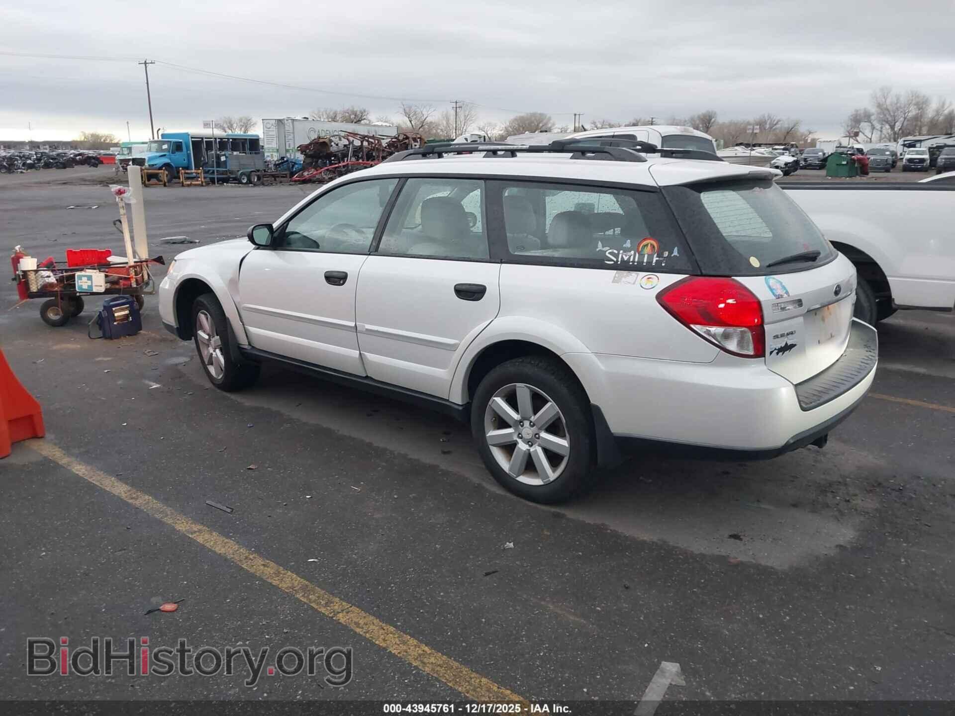 2008 SUBARU OUTBACK - VIN: 4S4BP61C187354012 - Фото 3
