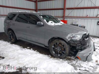 2021 Dodge DURANGO SXT Plus, серый — VIN 1C4RDJAG9MC557913, IAAI