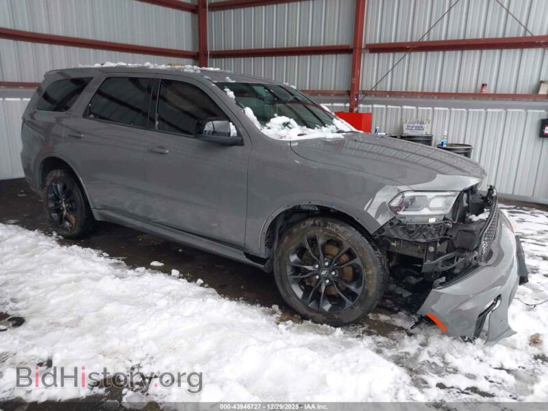 2021 Dodge DURANGO SXT Plus (VIN 1C4RDJAG9MC557913) — фото 1 из 16, IAAI, повреждение: передняя часть