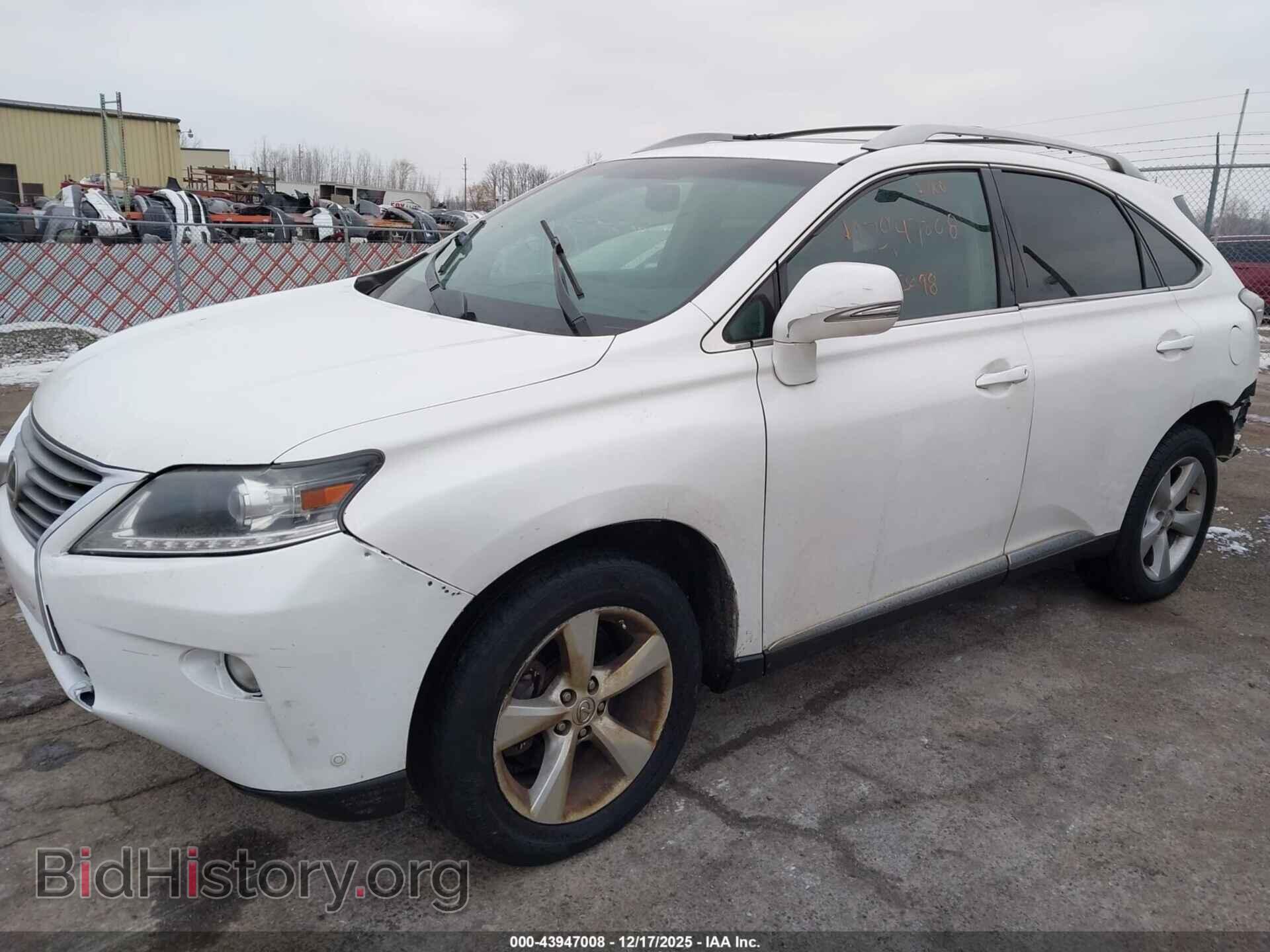 2013 LEXUS RX 350 - VIN: 2T2BK1BA8DC223098 - Фото 2
