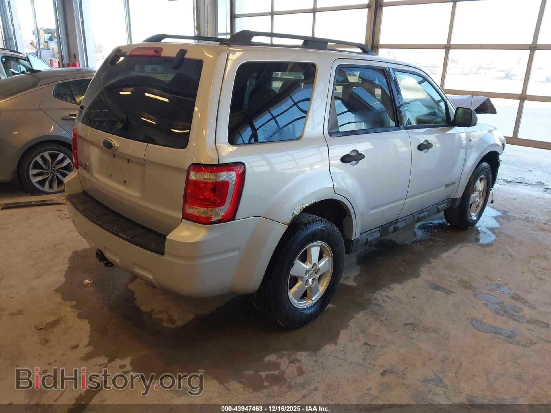 2008 FORD ESCAPE - VIN: 1FMCU03158KB35265 - Фото 4