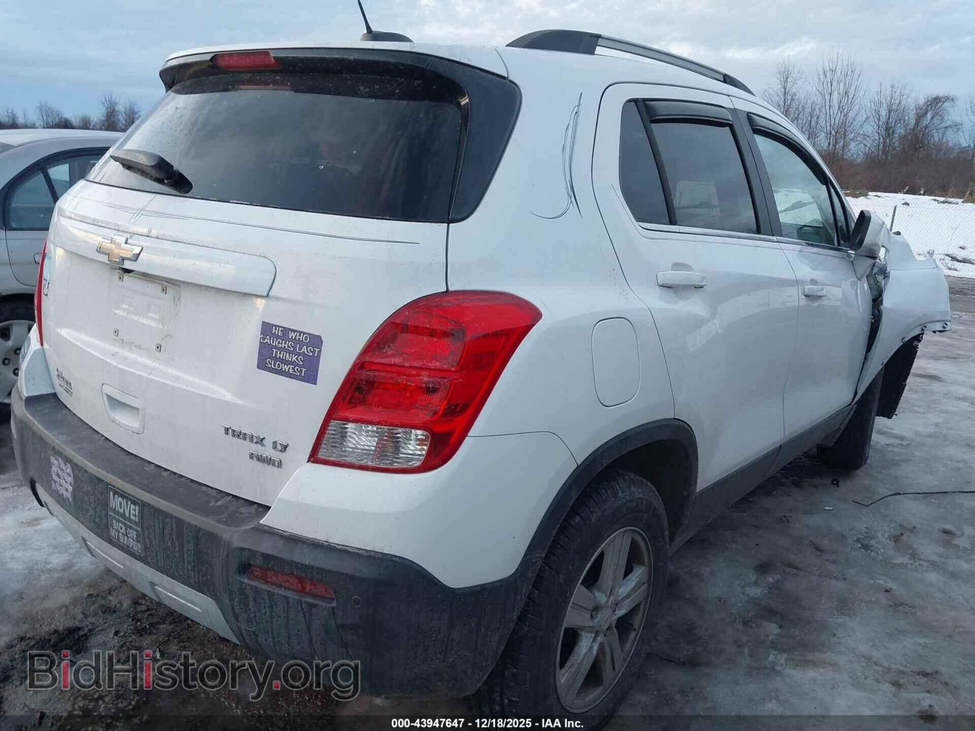 2016 CHEVROLET TRAX - VIN: KL7CJPSBXGB629357 - Фото 4