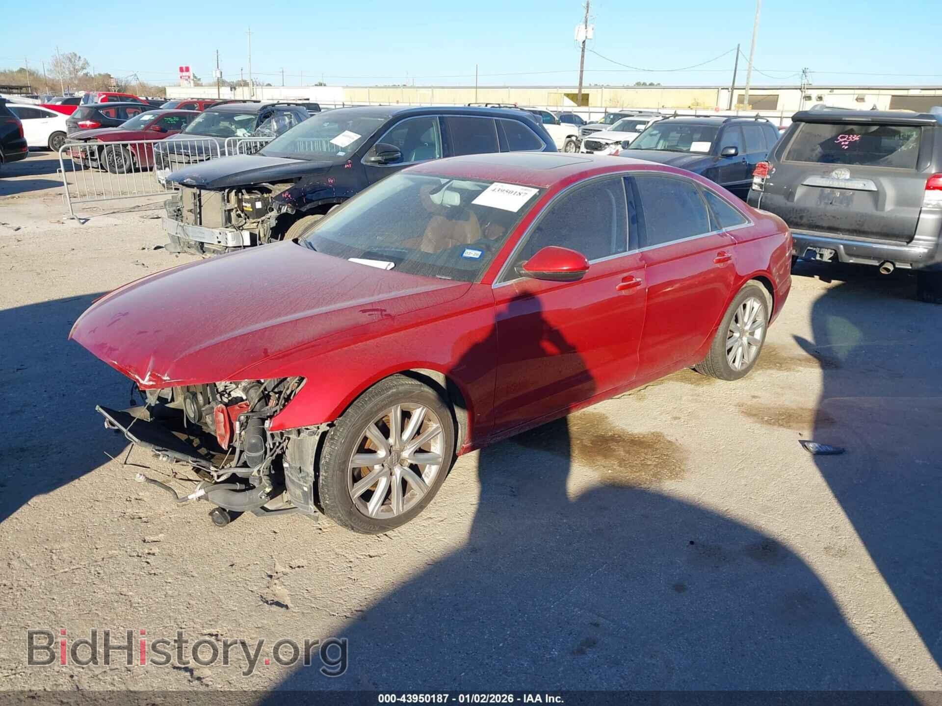 2013 AUDI A6 - VIN: WAUGFAFC6DN038066 - Фото 2