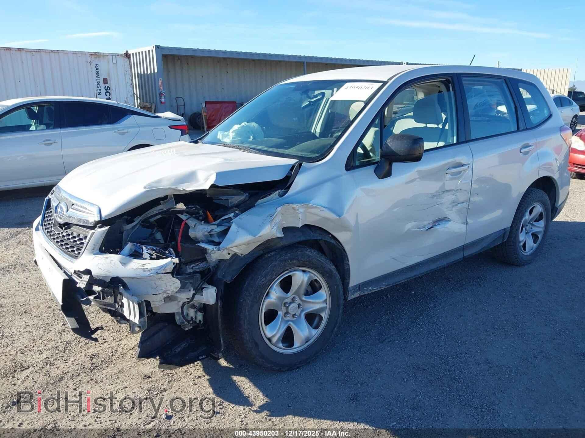 2014 SUBARU FORESTER - VIN: JF2SJAAC7EH476342 - Фото 2
