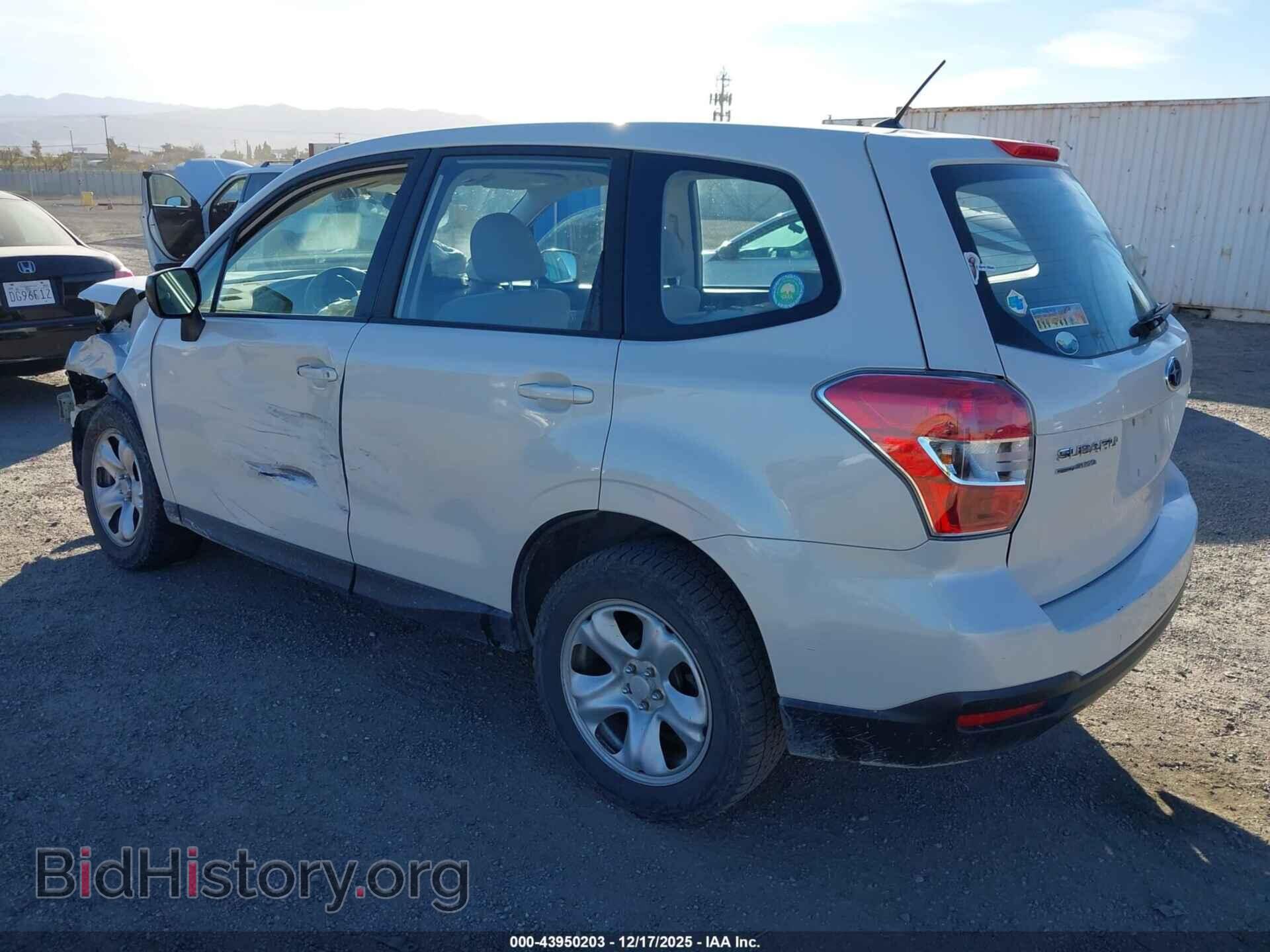 2014 SUBARU FORESTER - VIN: JF2SJAAC7EH476342 - Фото 3