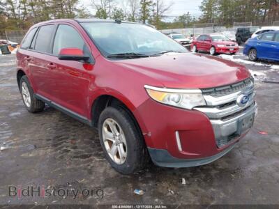 2013 Ford EDGE SEL, maroon — VIN 2FMDK4JC0DBB73075, IAAI