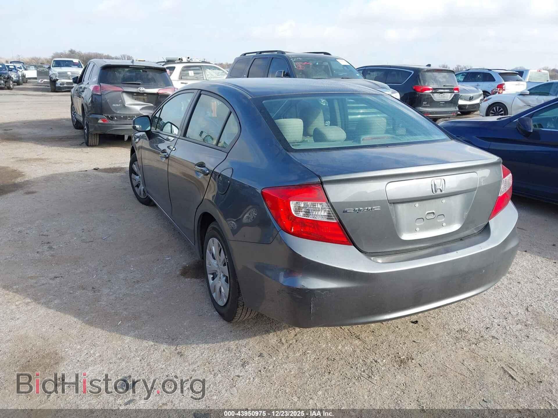 2012 HONDA CIVIC - VIN: 2HGFB2F5XCH320575 - Фото 3