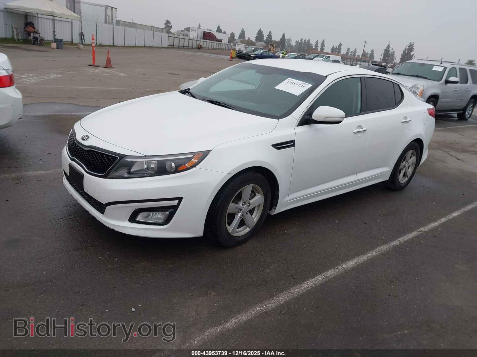 2015 KIA OPTIMA - VIN: KNAGM4A75F5594616 - Фото 2