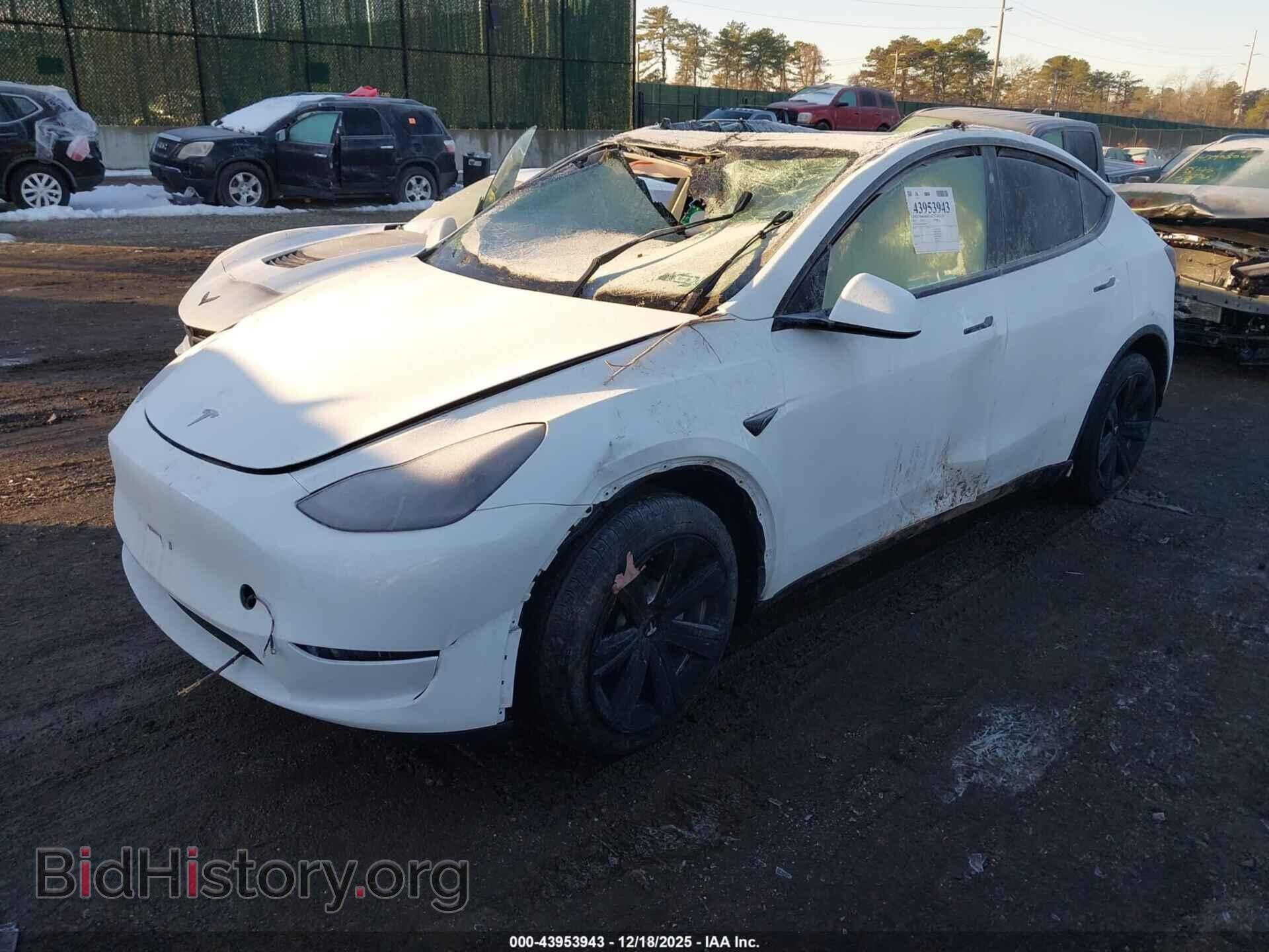 2024 TESLA MODEL Y - VIN: 7SAYGDED8RF089268 - Фото 2