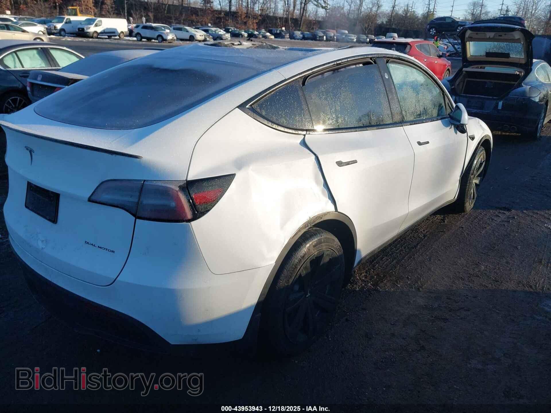 2024 TESLA MODEL Y - VIN: 7SAYGDED8RF089268 - Фото 4