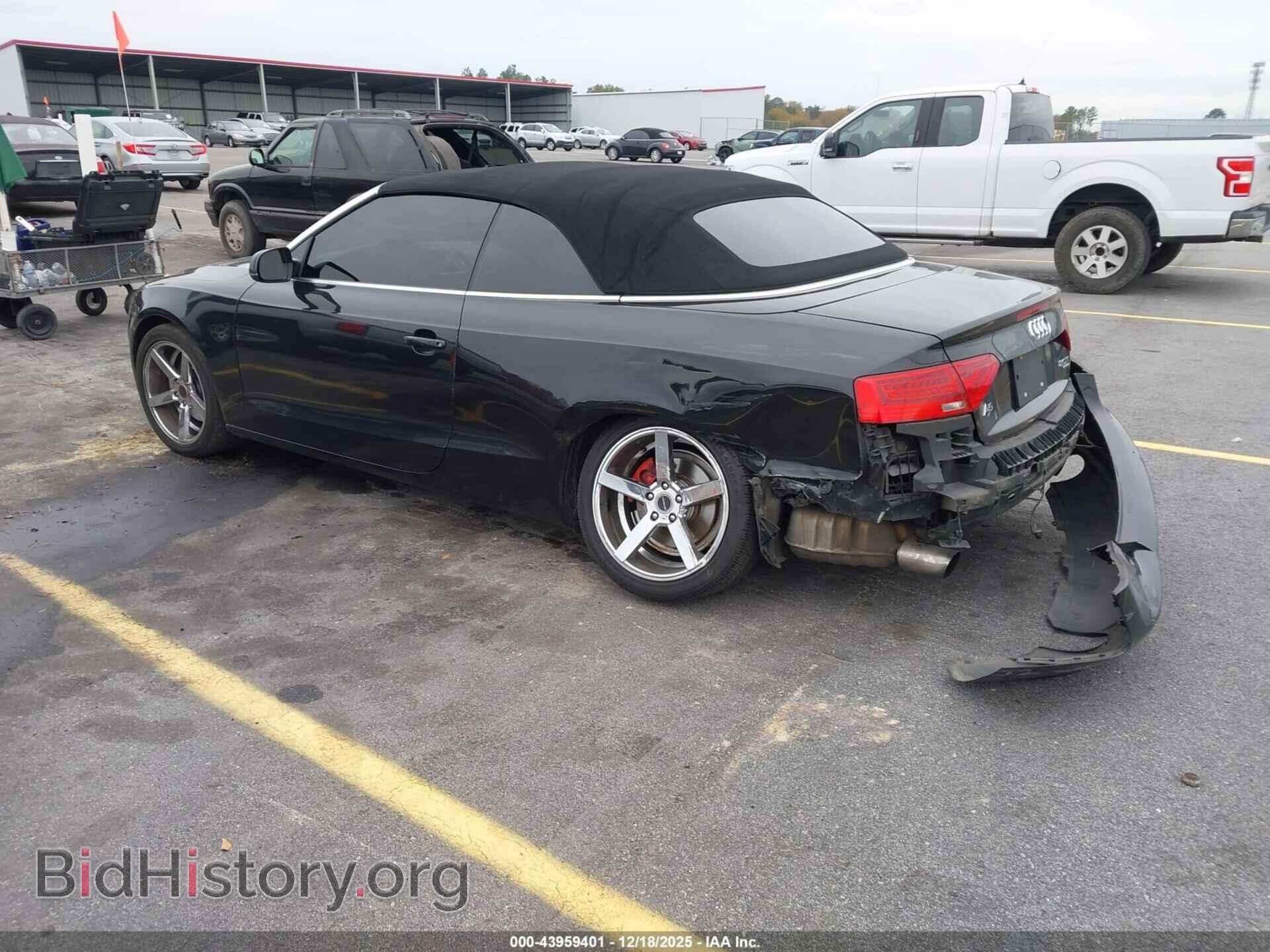2013 AUDI A5 - VIN: WAULFAFH6DN004803 - Фото 3